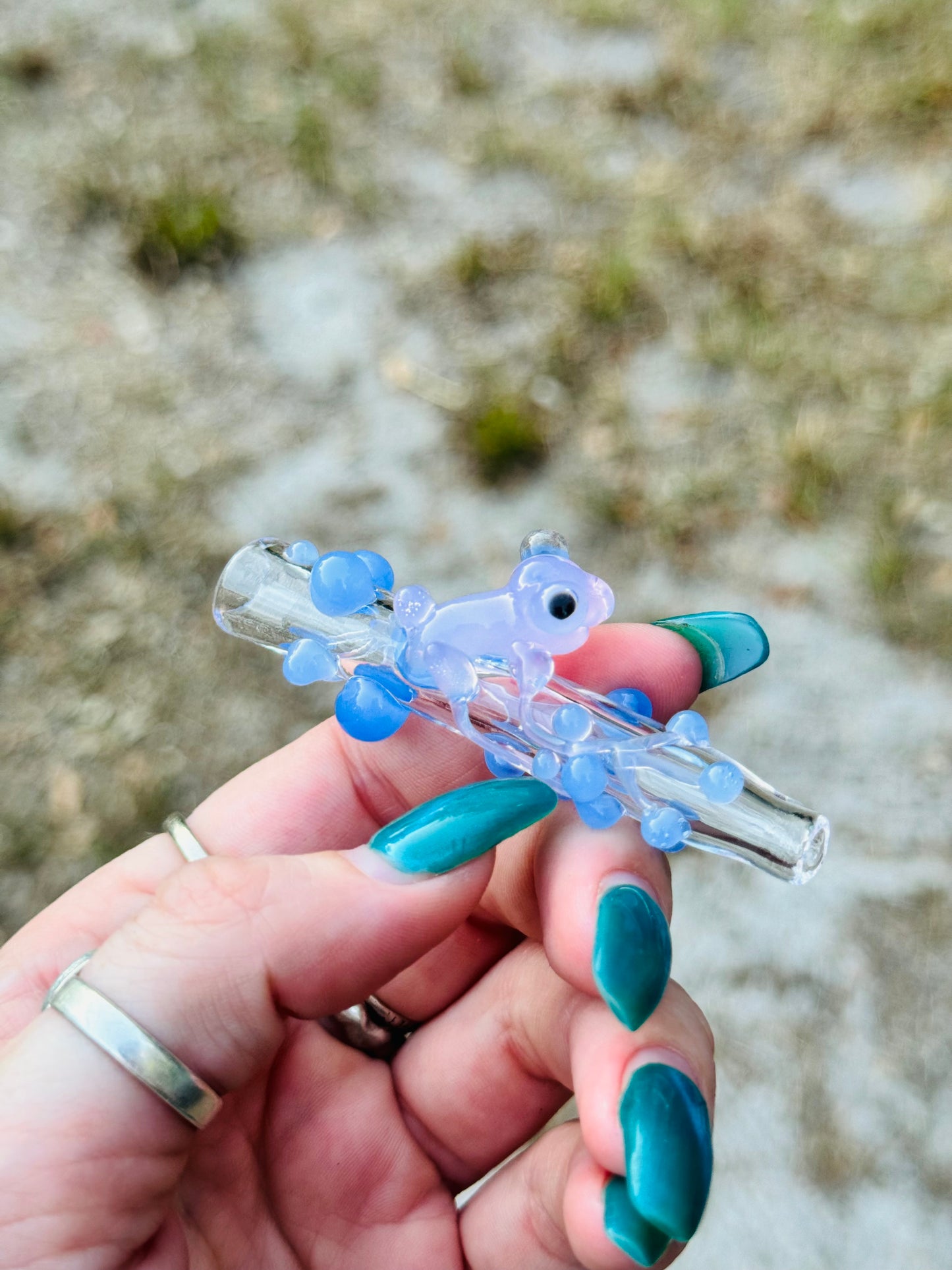 Frog finger saver/ glass filter tip