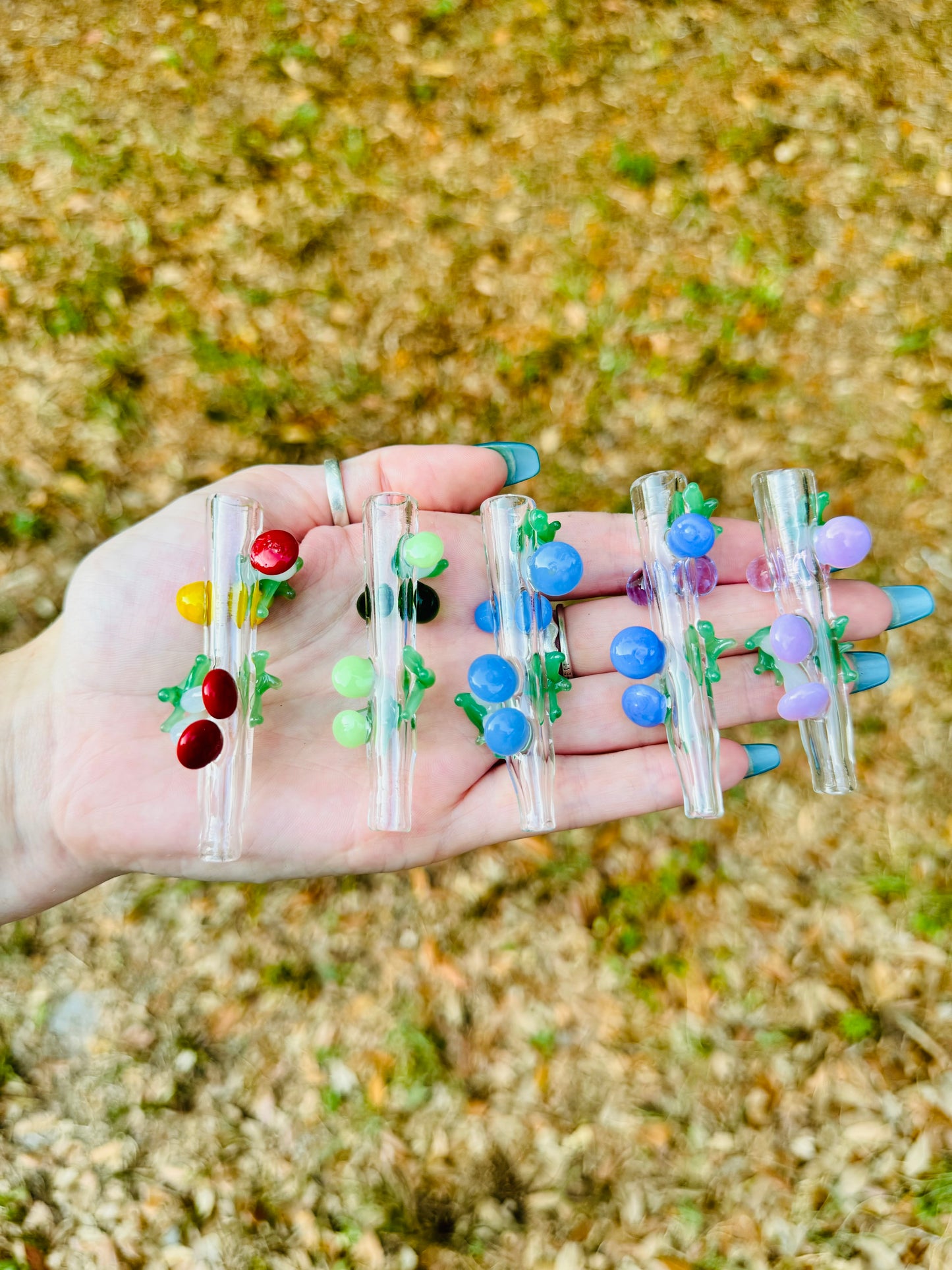 Mushroom cluster finger saver/ glass filter tip