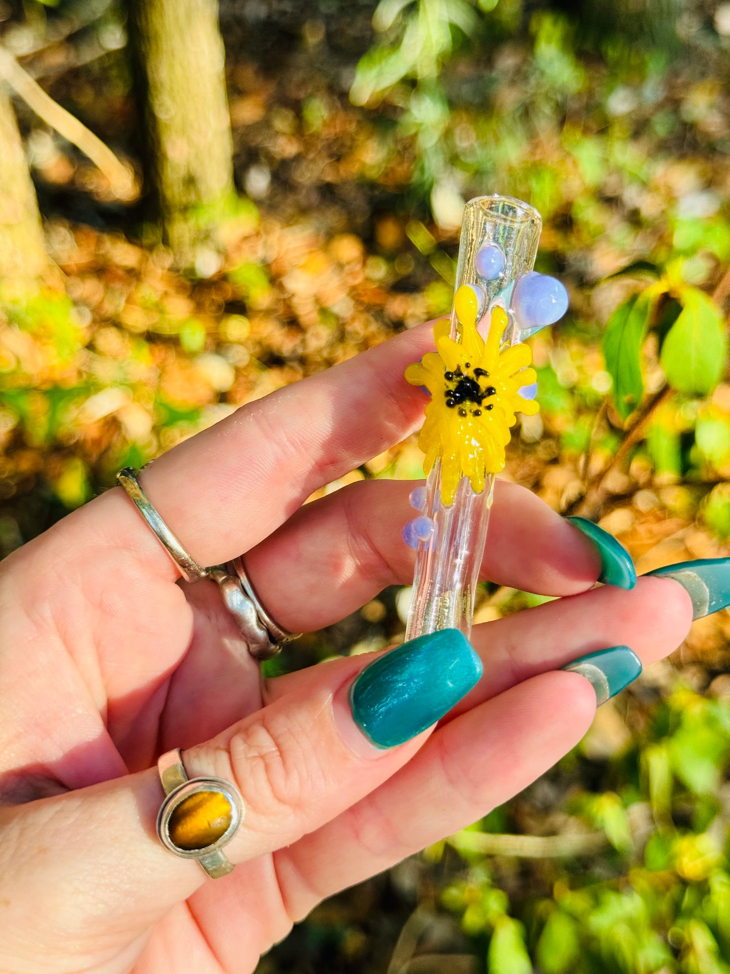 Sunflower finger saver/ glass filter tip