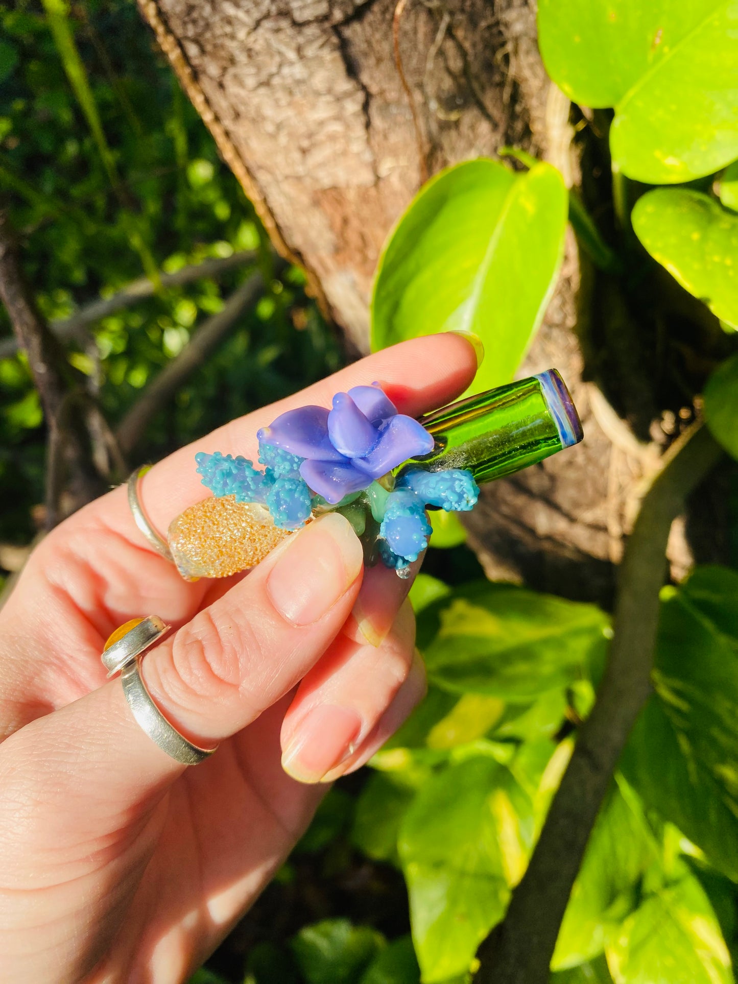 Succulent finger saver/ glass filter tip