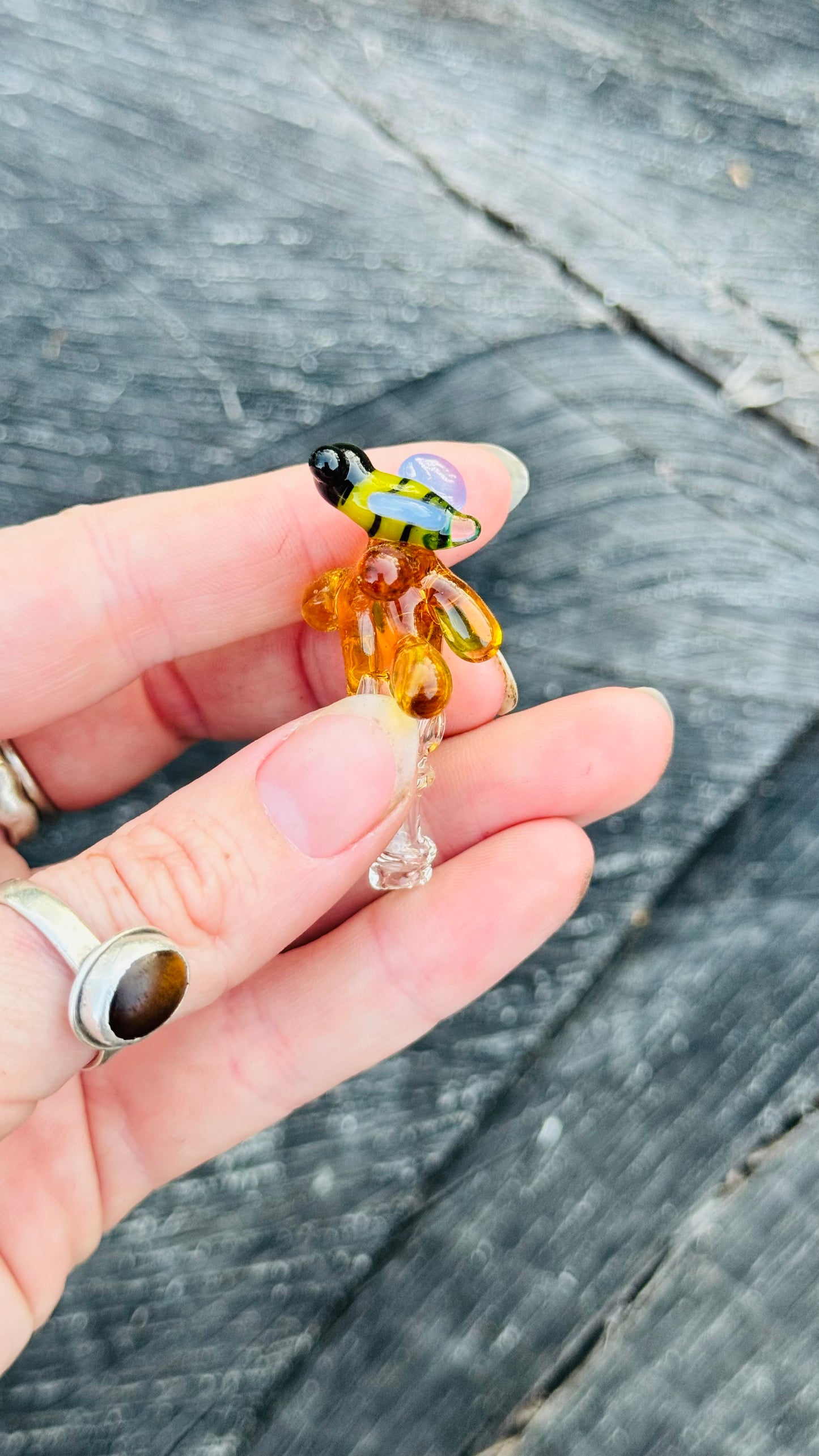 Bee with honey drips joystick