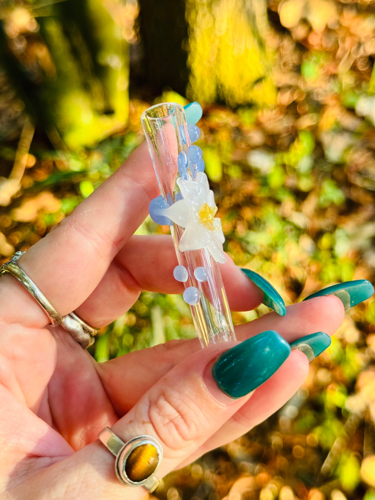 Flower finger saver/ glass filter tip