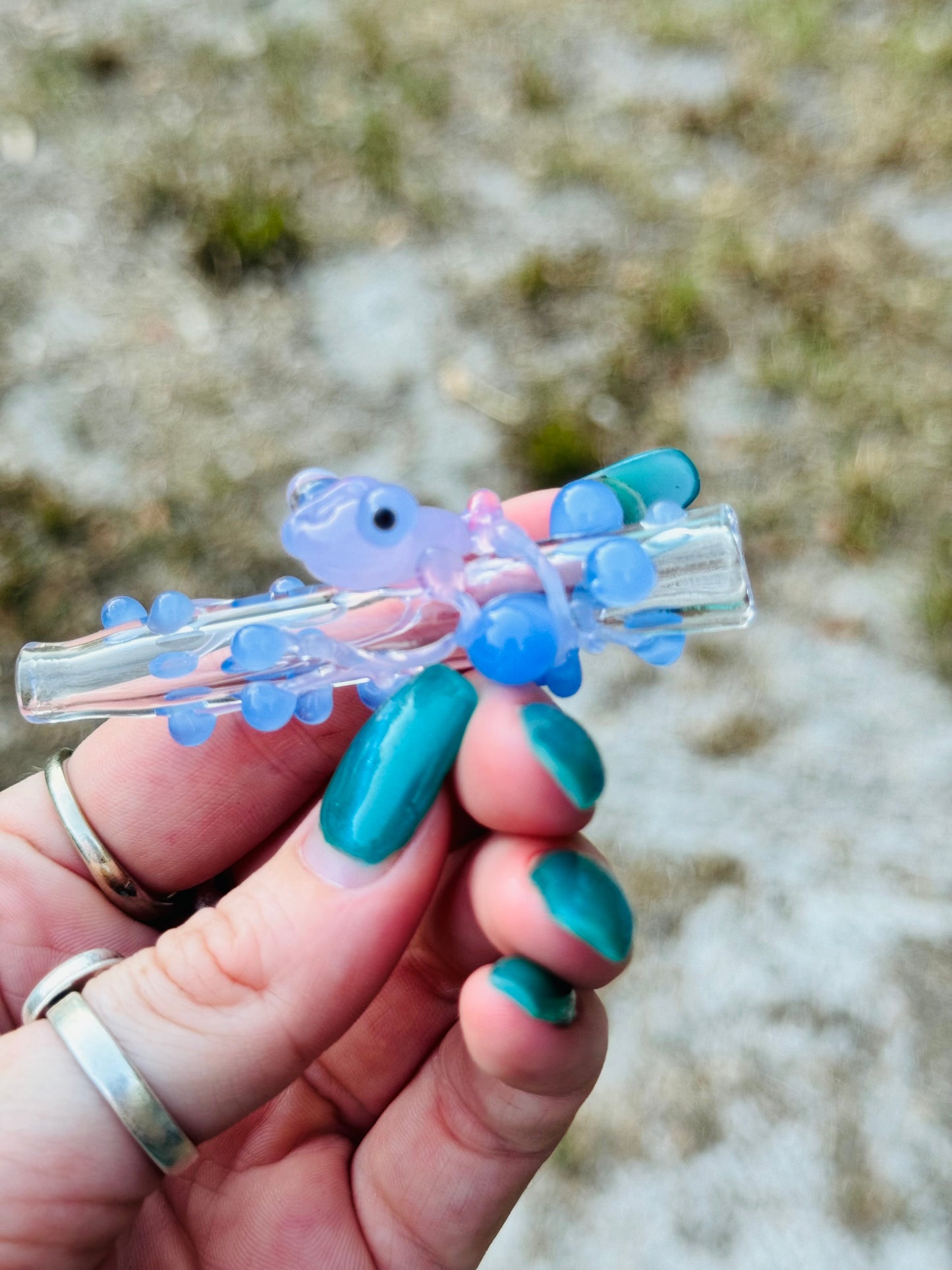 Frog finger saver/ glass filter tip