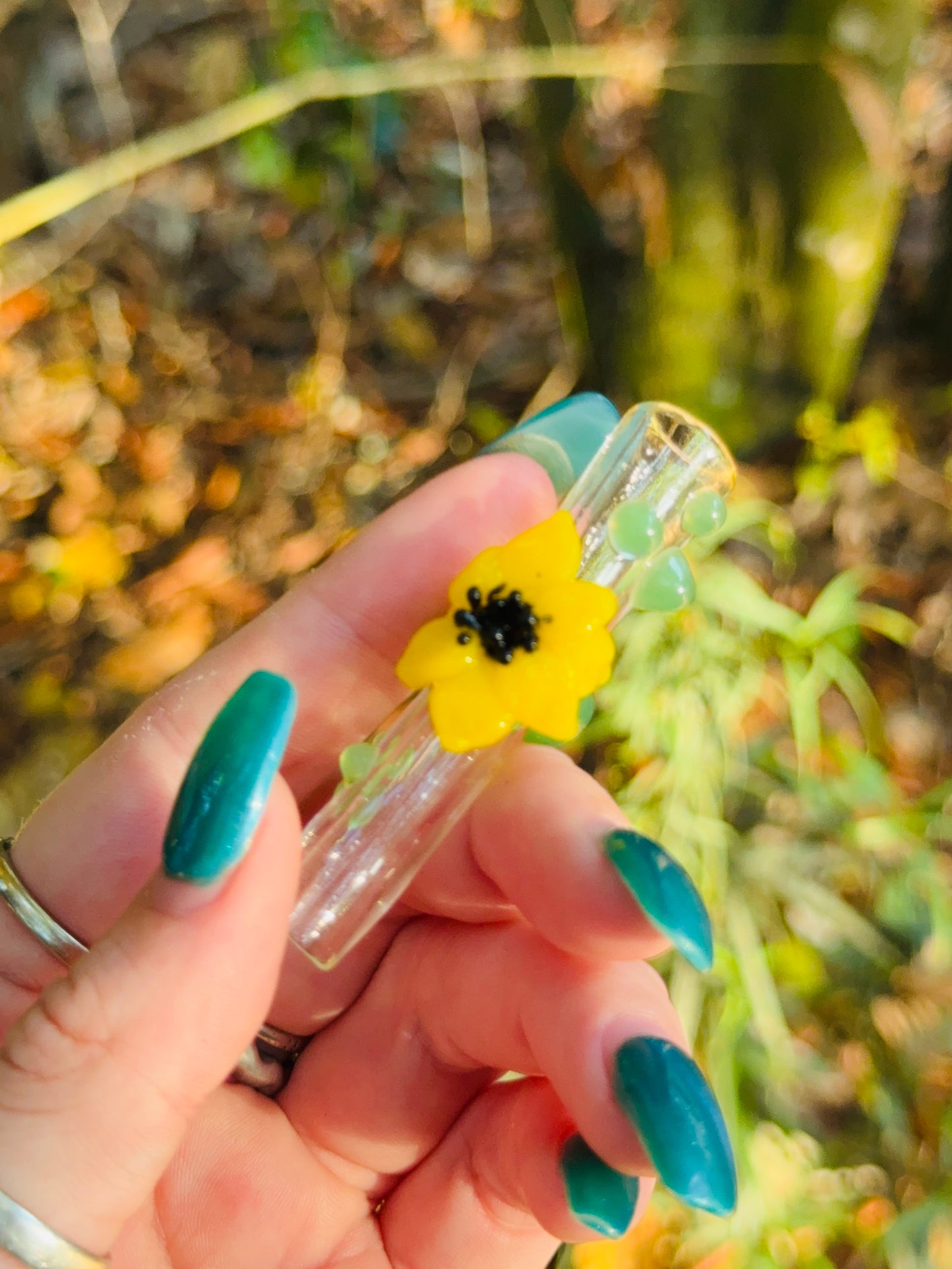 Flower finger saver/ glass filter tip