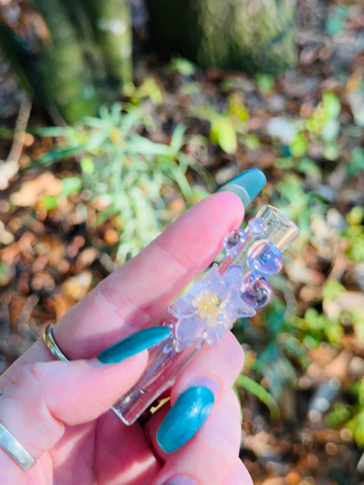 Flower finger saver/ glass filter tip
