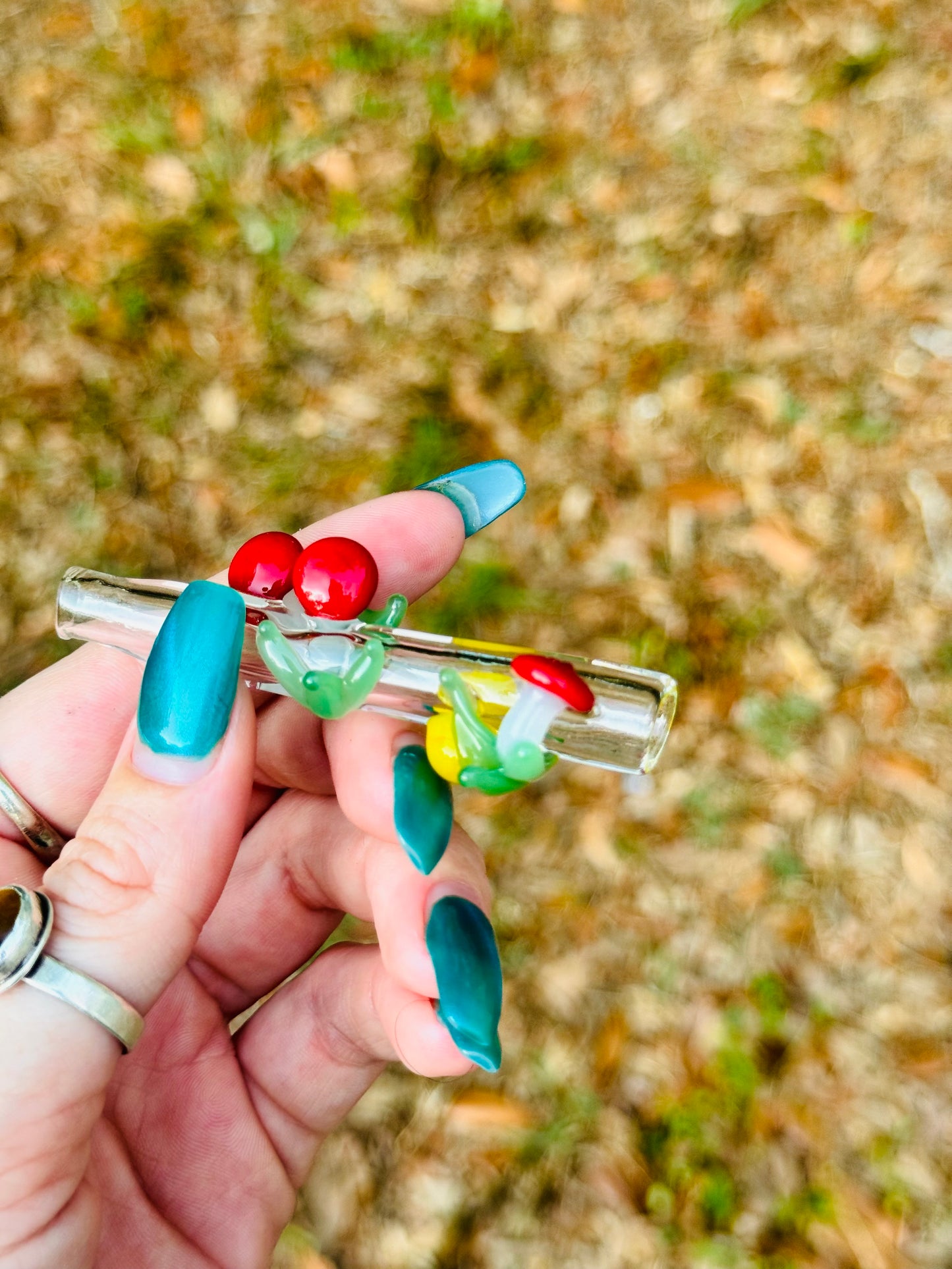Mushroom cluster finger saver/ glass filter tip