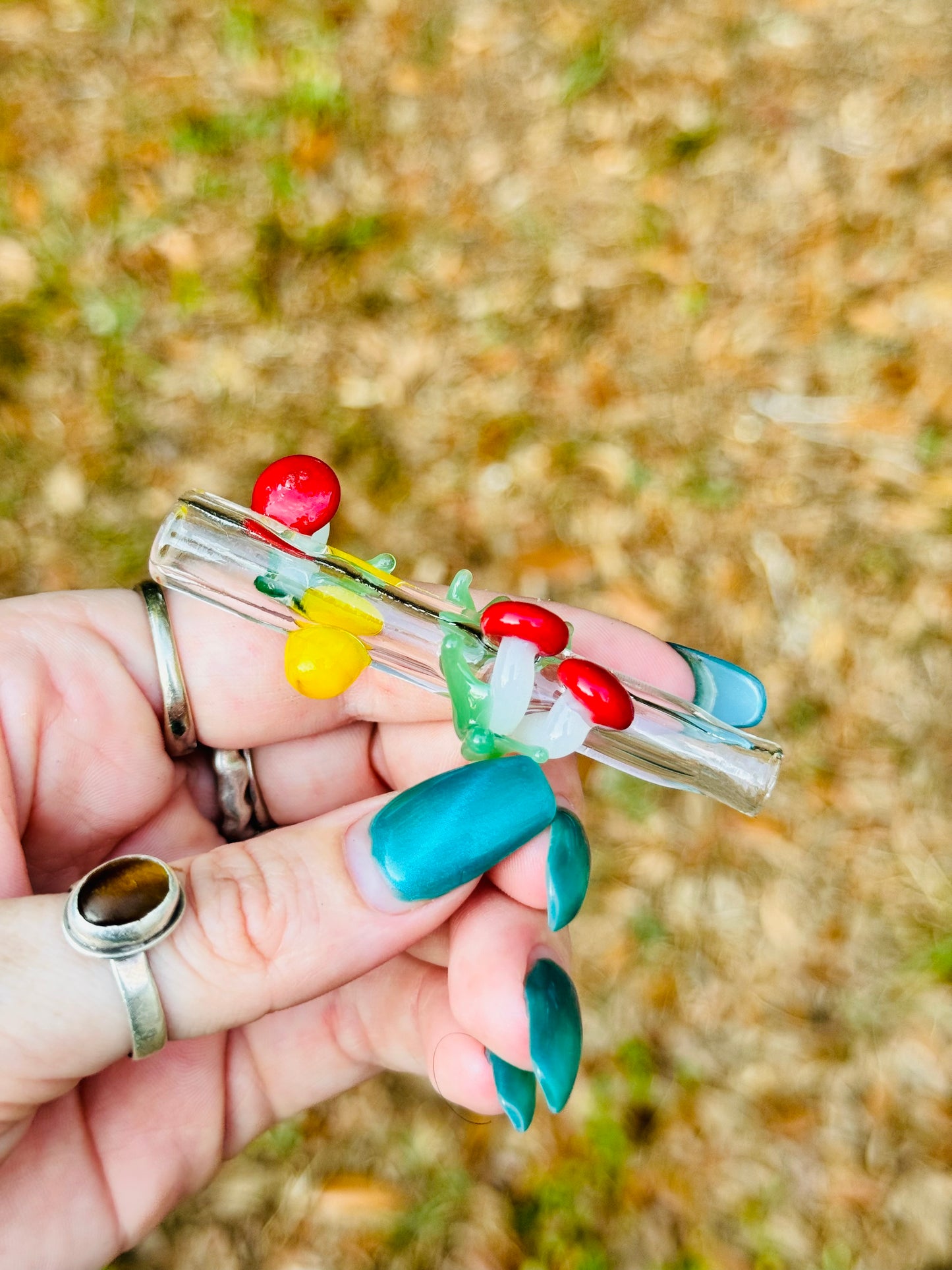 Mushroom cluster finger saver/ glass filter tip