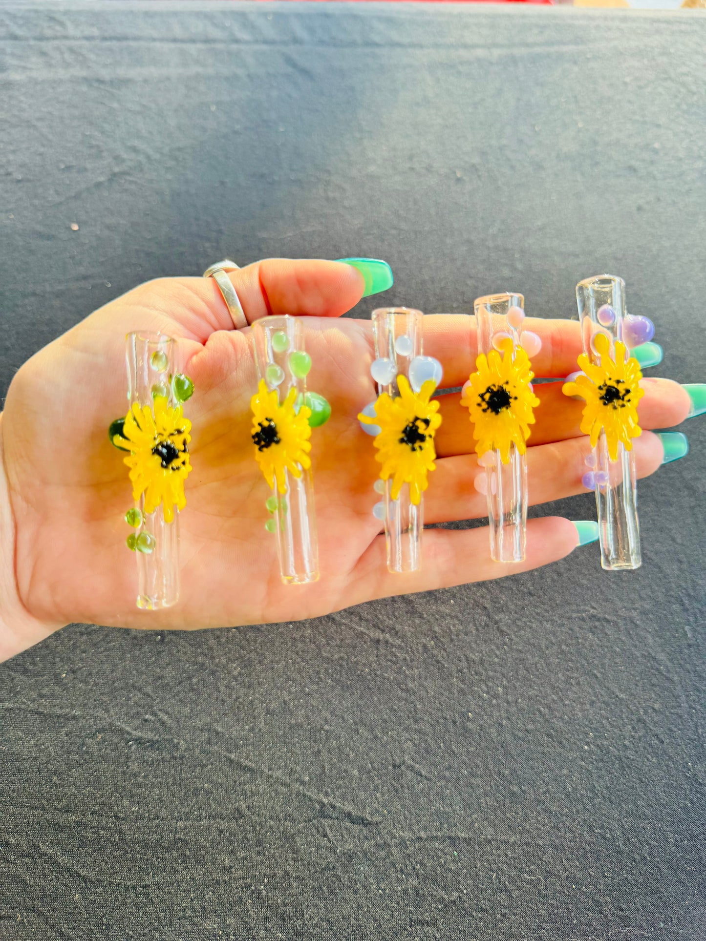 Sunflower finger saver/ glass filter tip