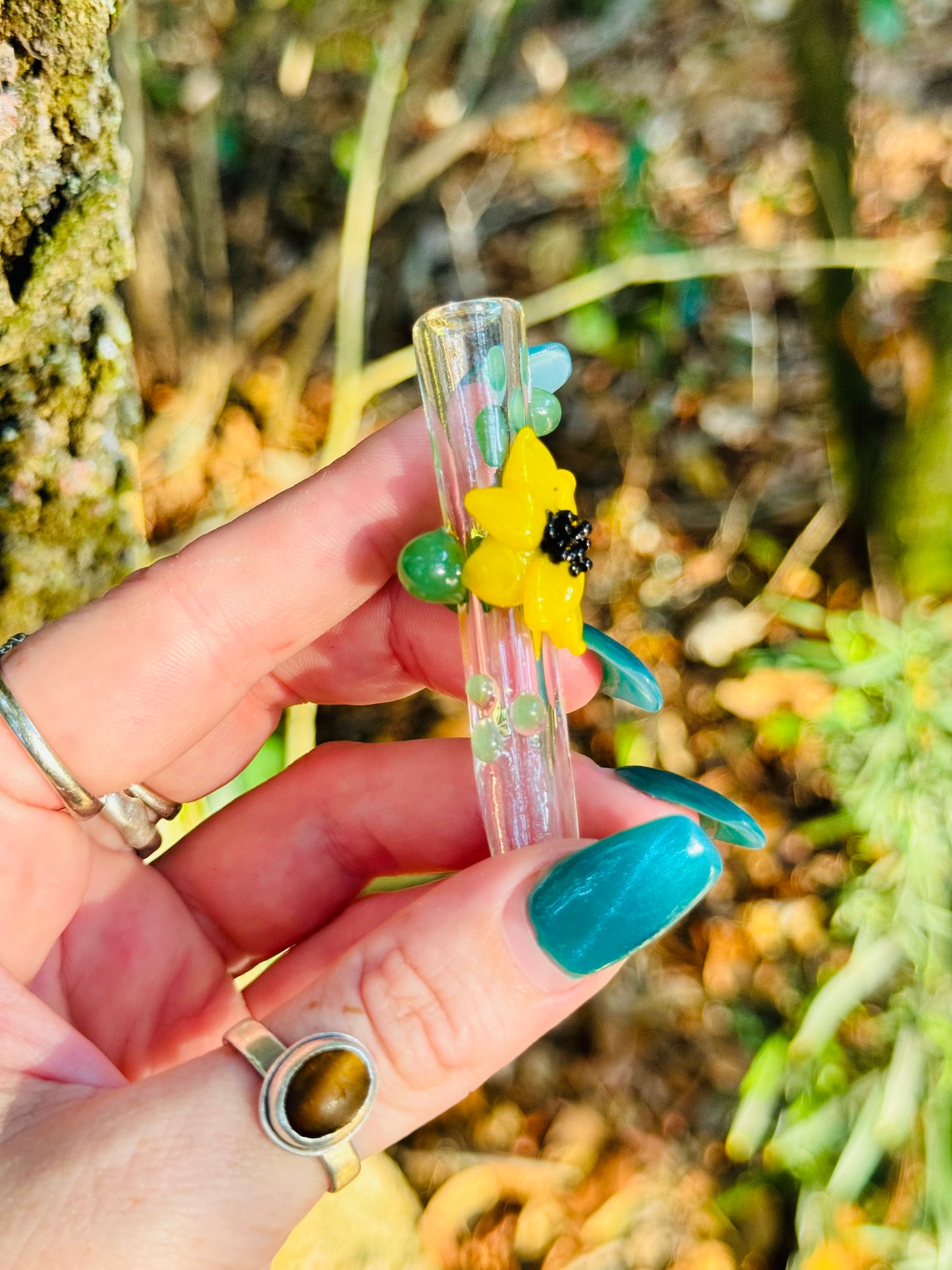 Flower finger saver/ glass filter tip
