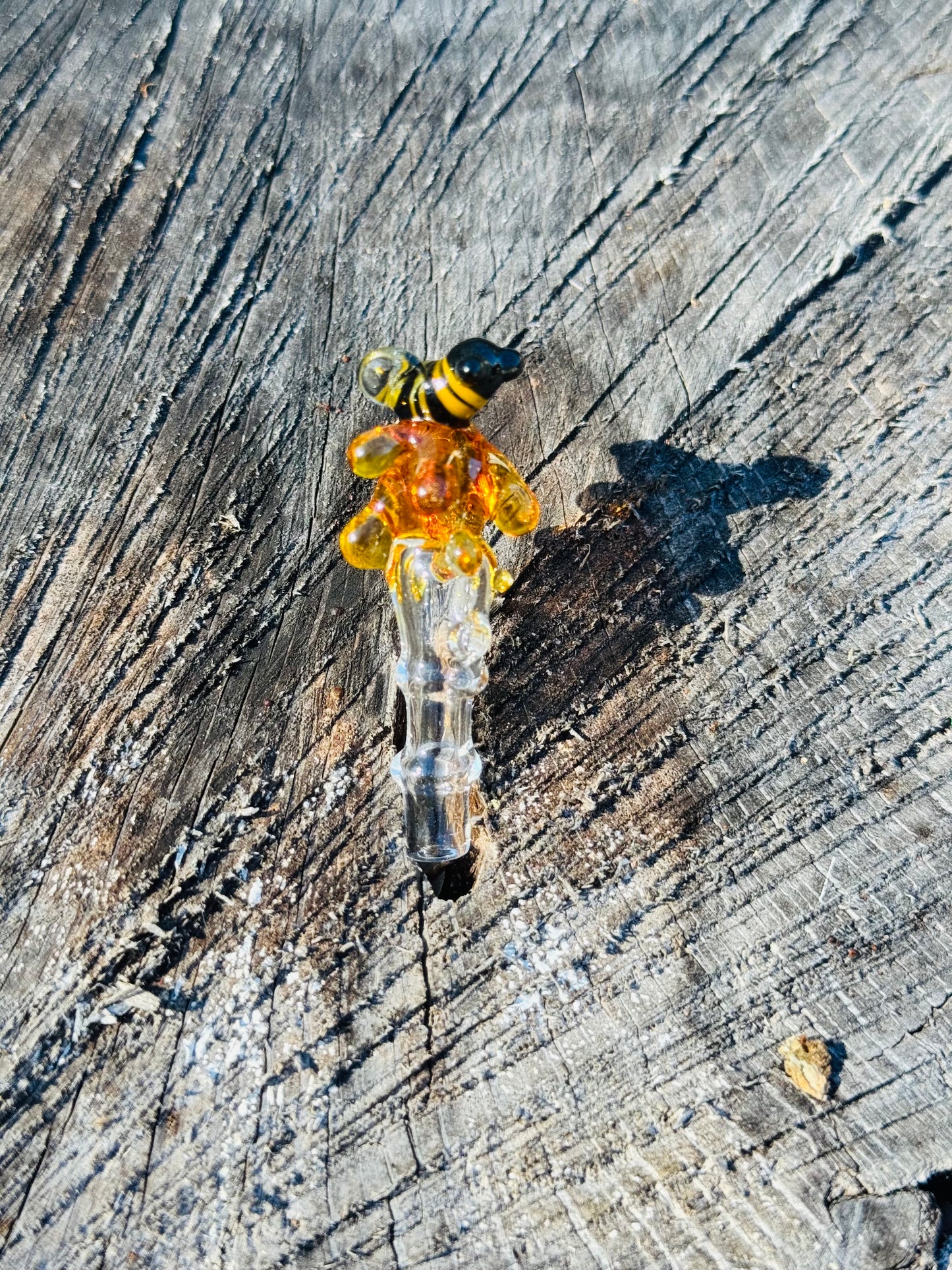 Bee with honey drips joystick