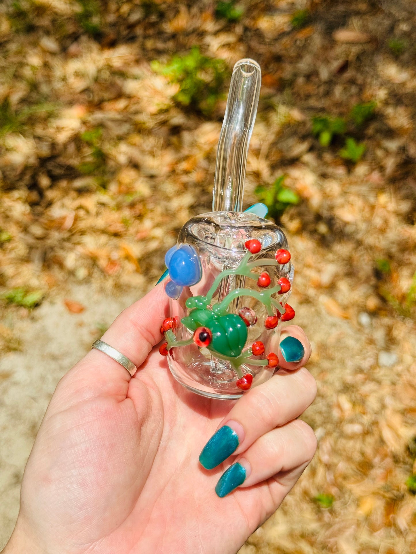 Frog bubbler “vase”