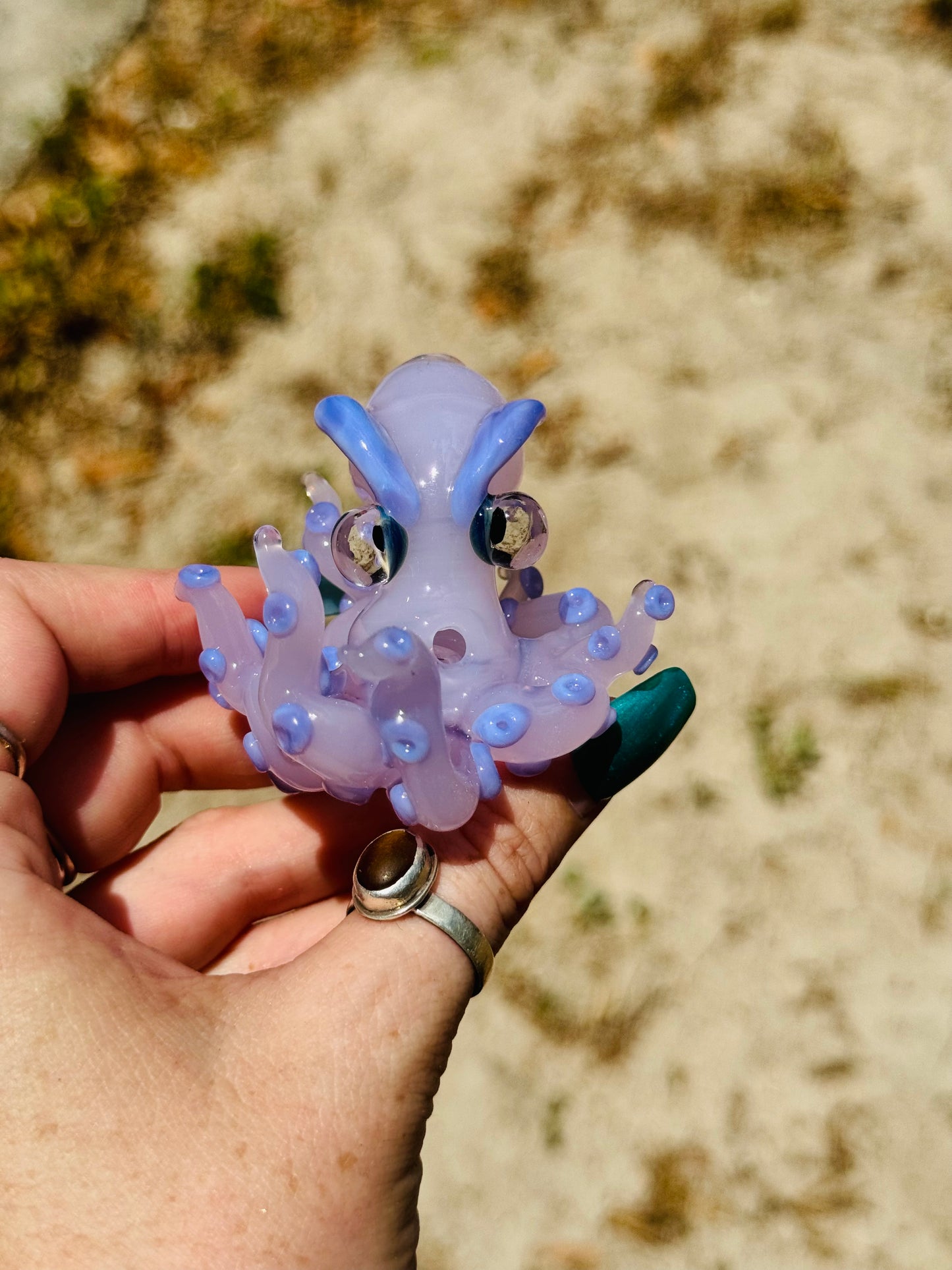 Octopus fully sculpted spoon