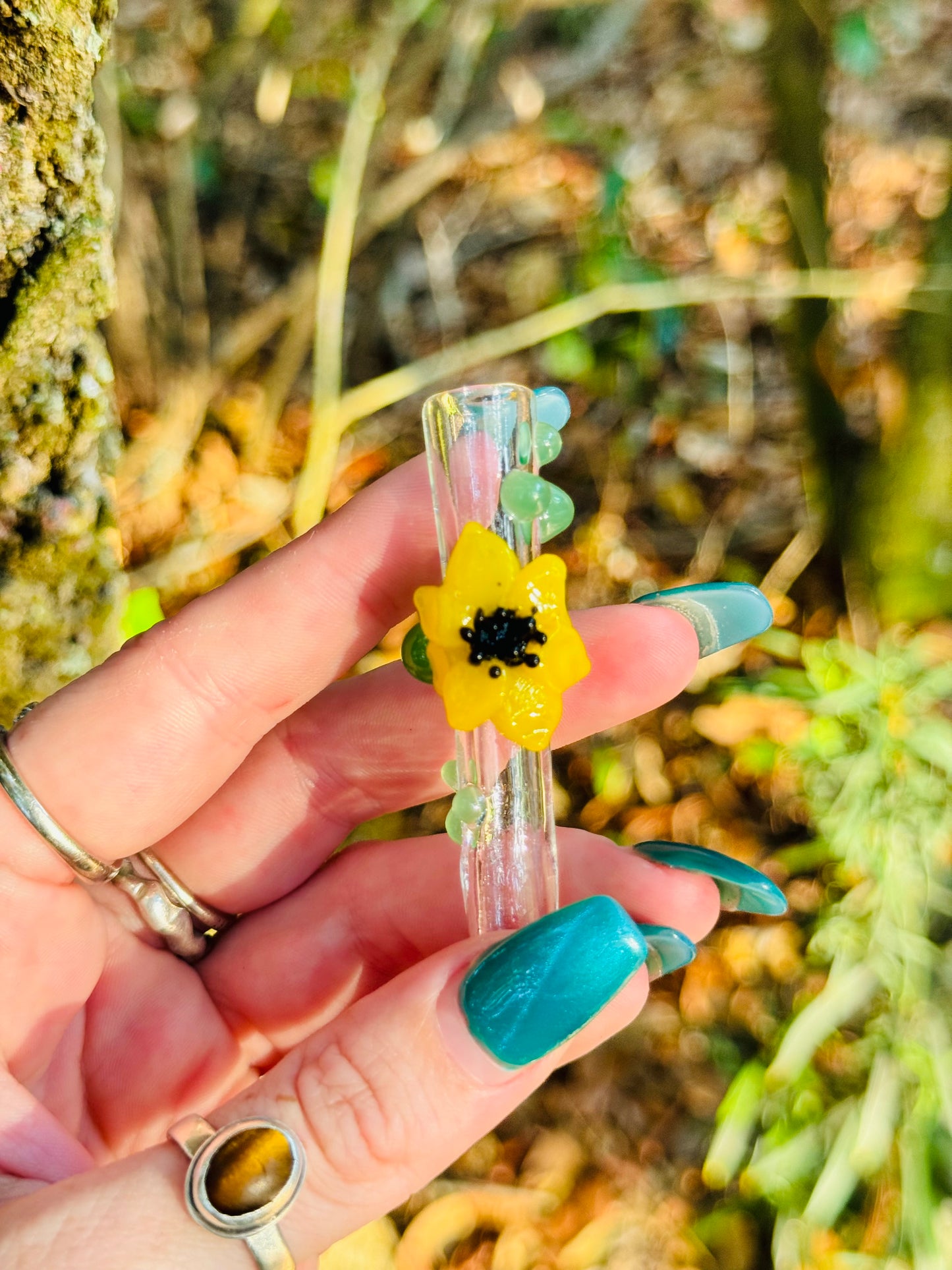 Flower finger saver/ glass filter tip