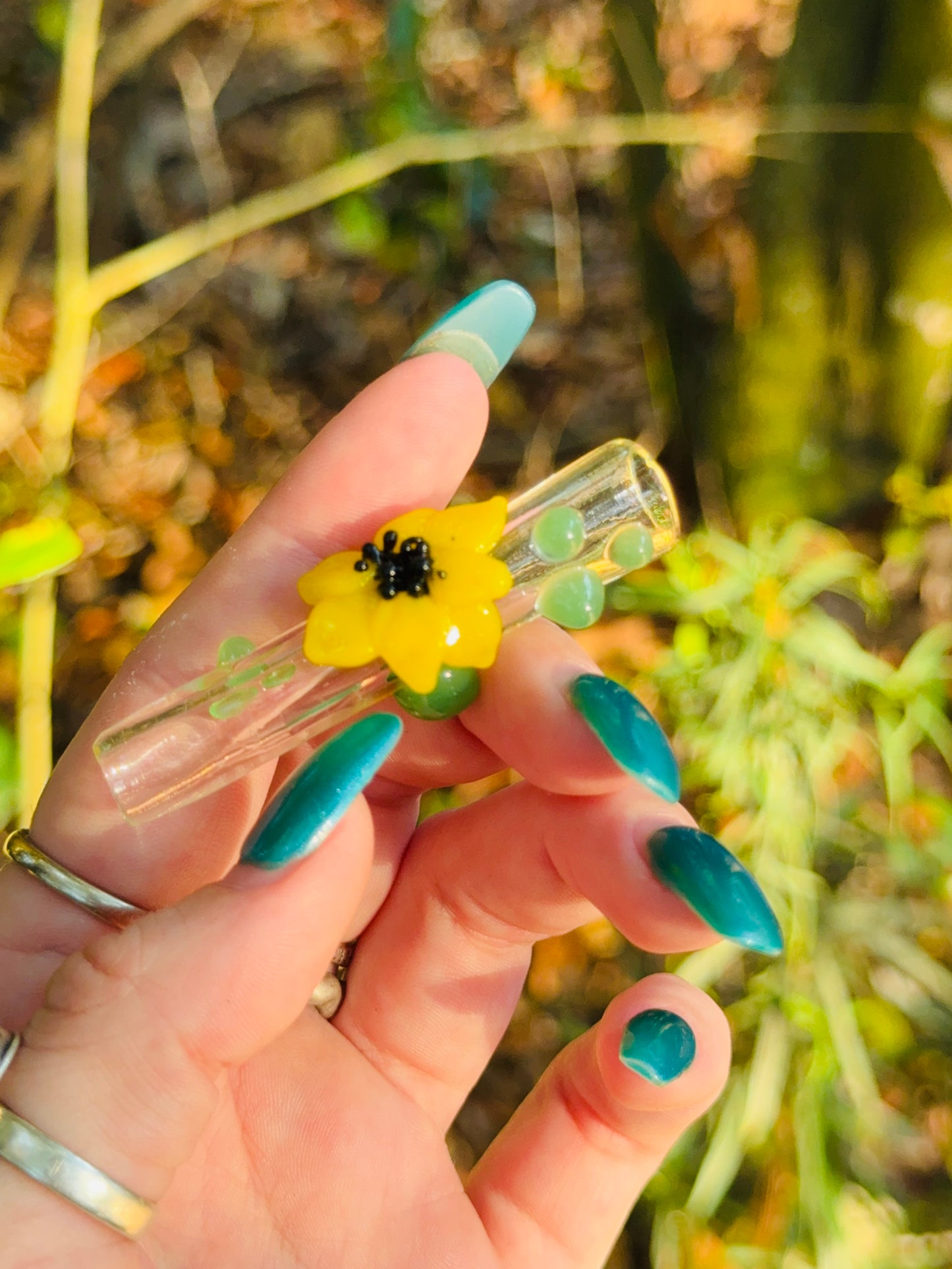 Flower finger saver/ glass filter tip