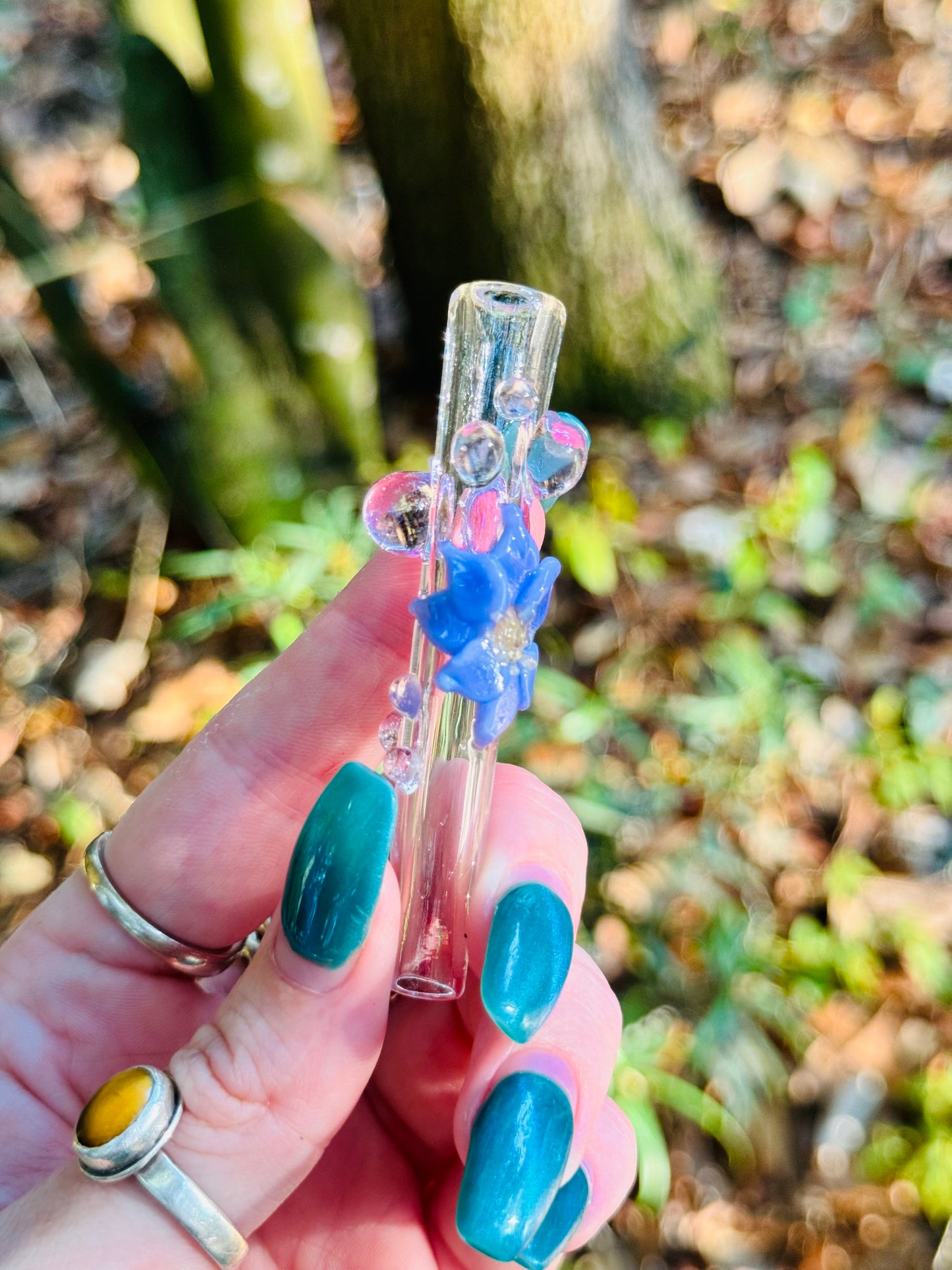 Flower finger saver/ glass filter tip