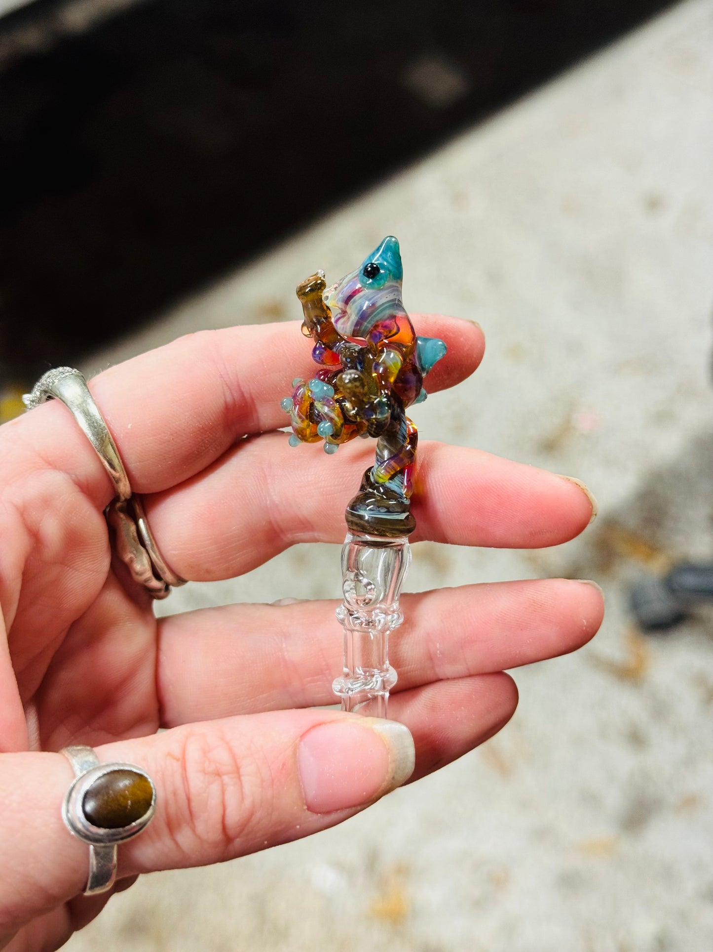 Chameleon on a stick joystick