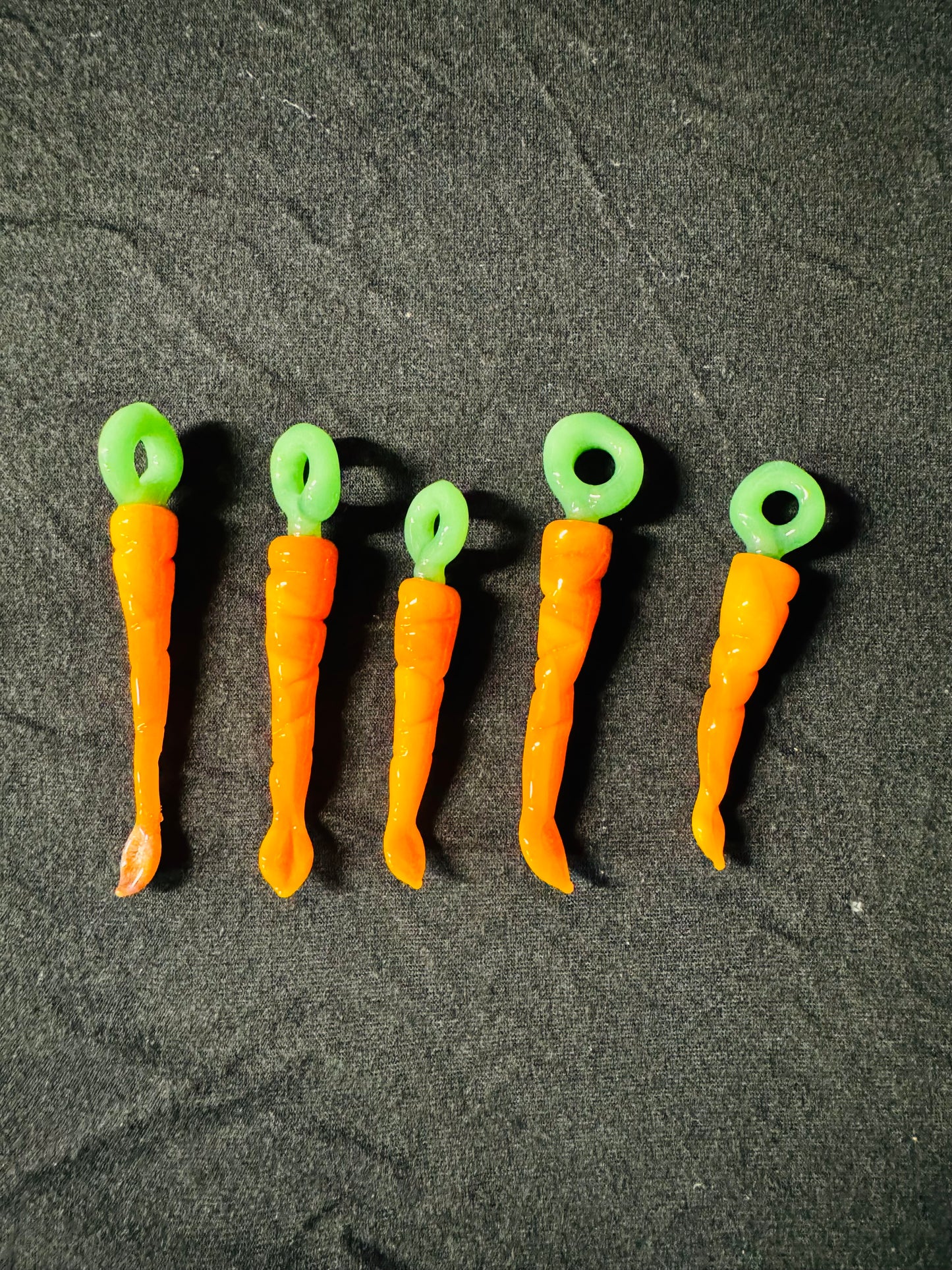 Carrot scoop pendant