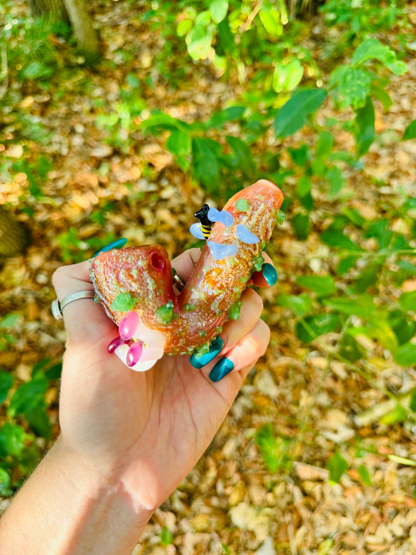 Forrest themed collab with trouble the maker