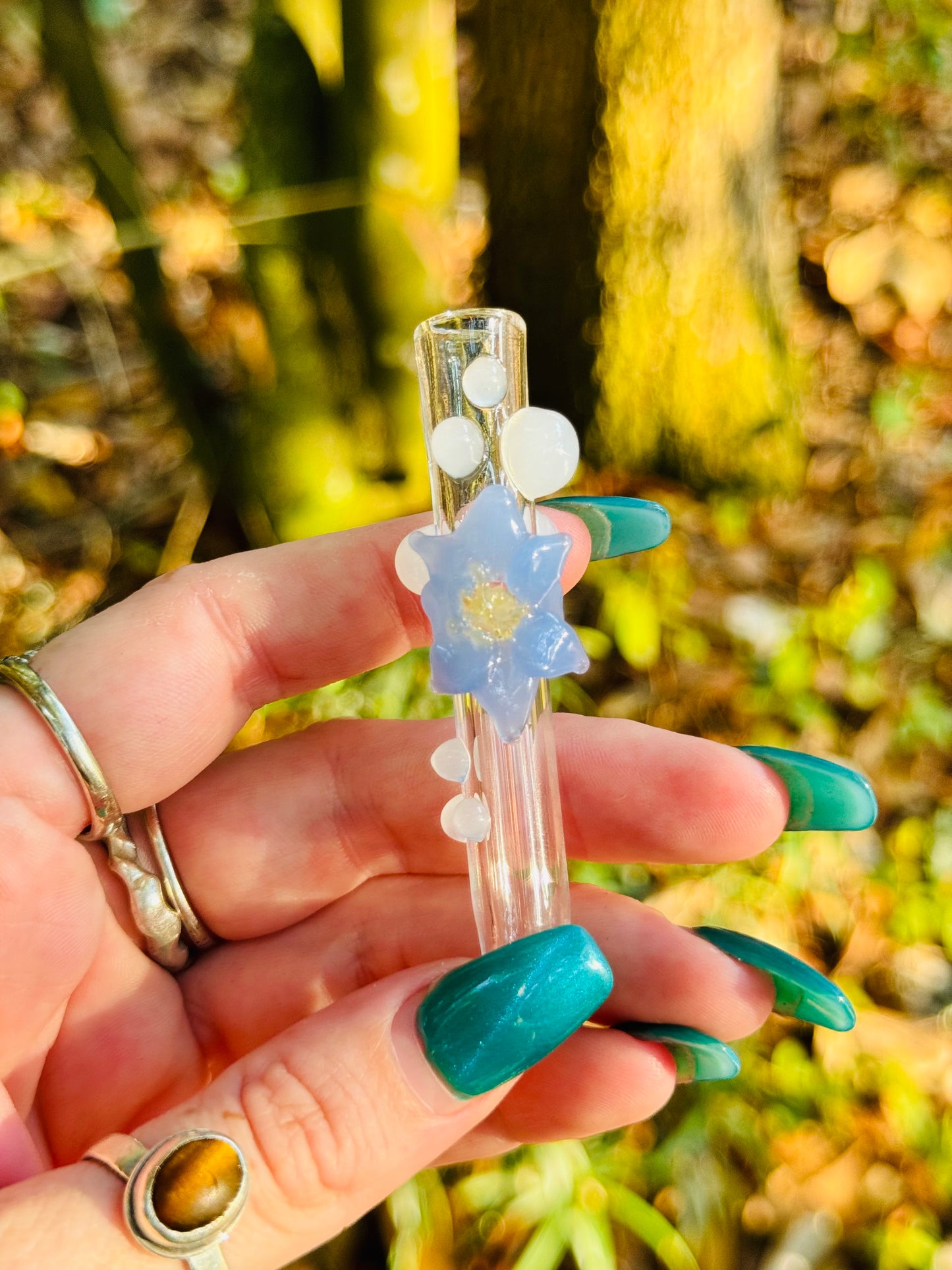 Flower finger saver/ glass filter tip
