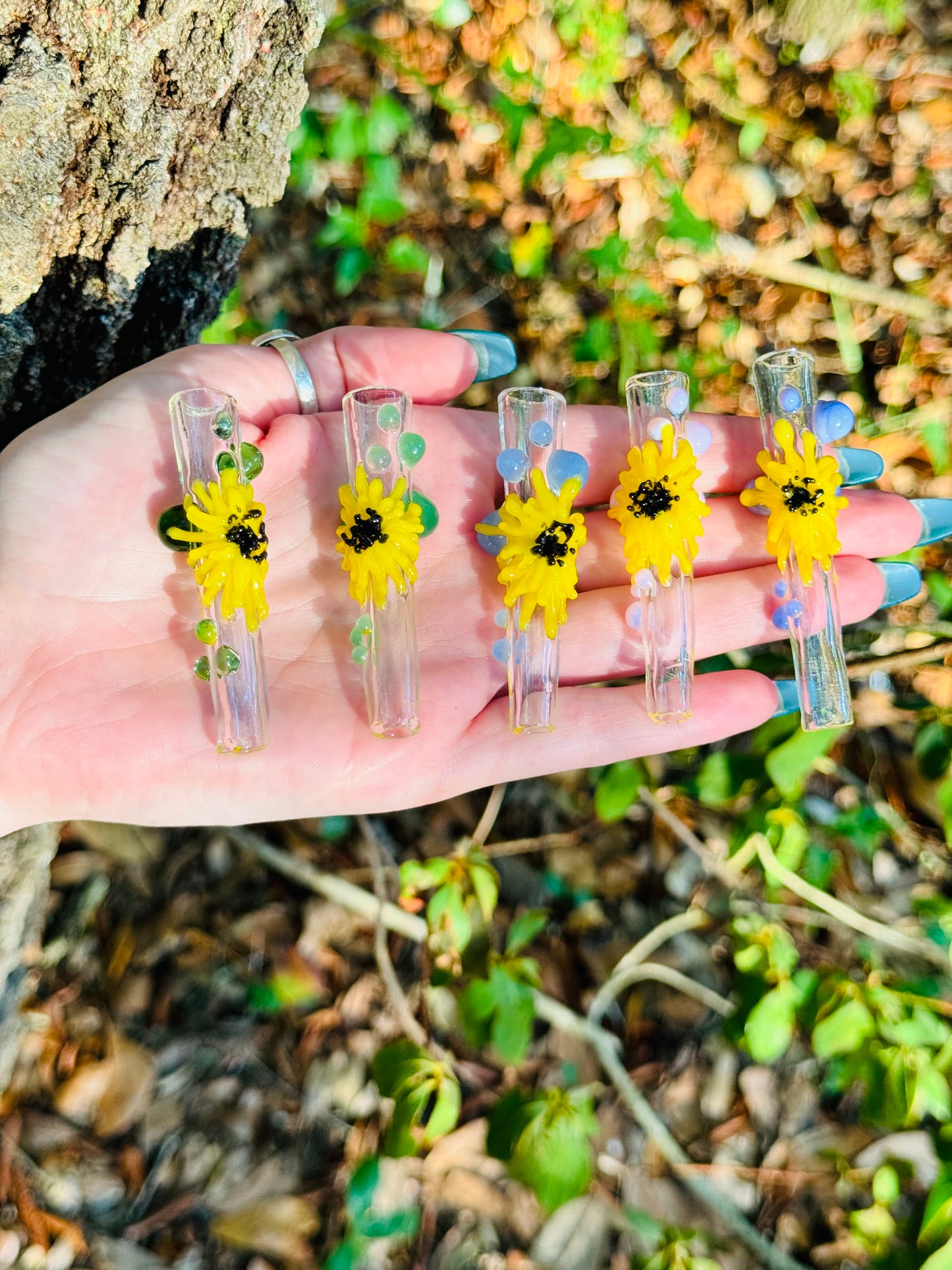Sunflower finger saver/ glass filter tip