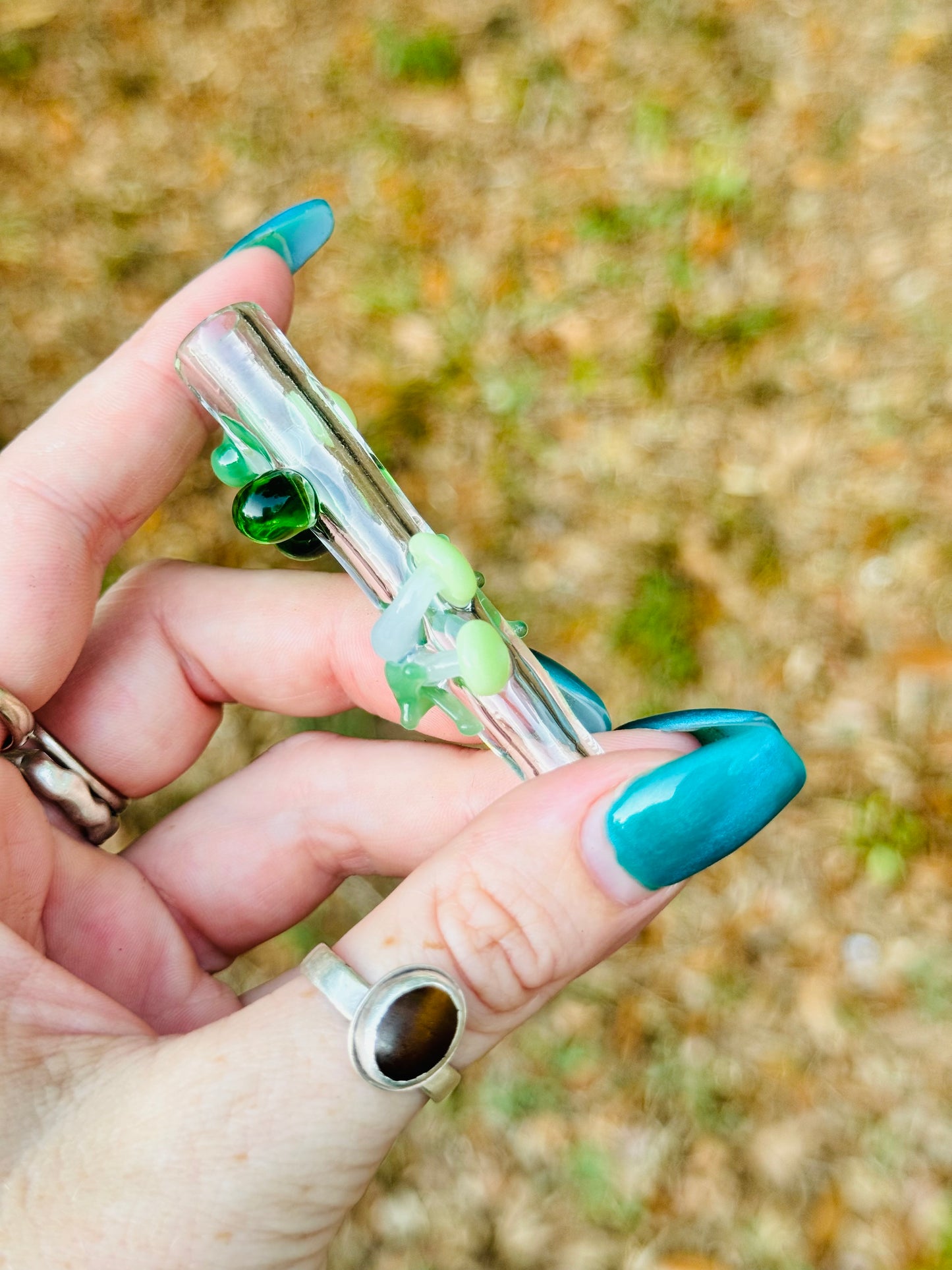 Mushroom cluster finger saver/ glass filter tip
