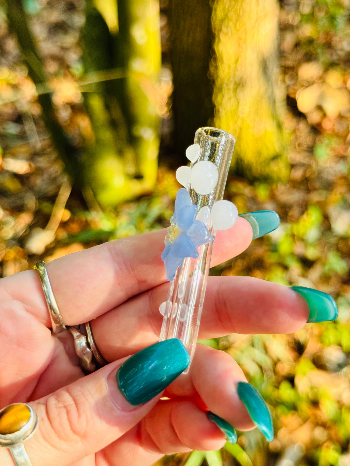 Flower finger saver/ glass filter tip