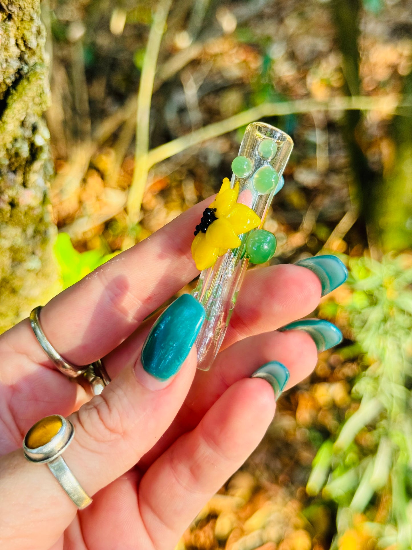 Flower finger saver/ glass filter tip