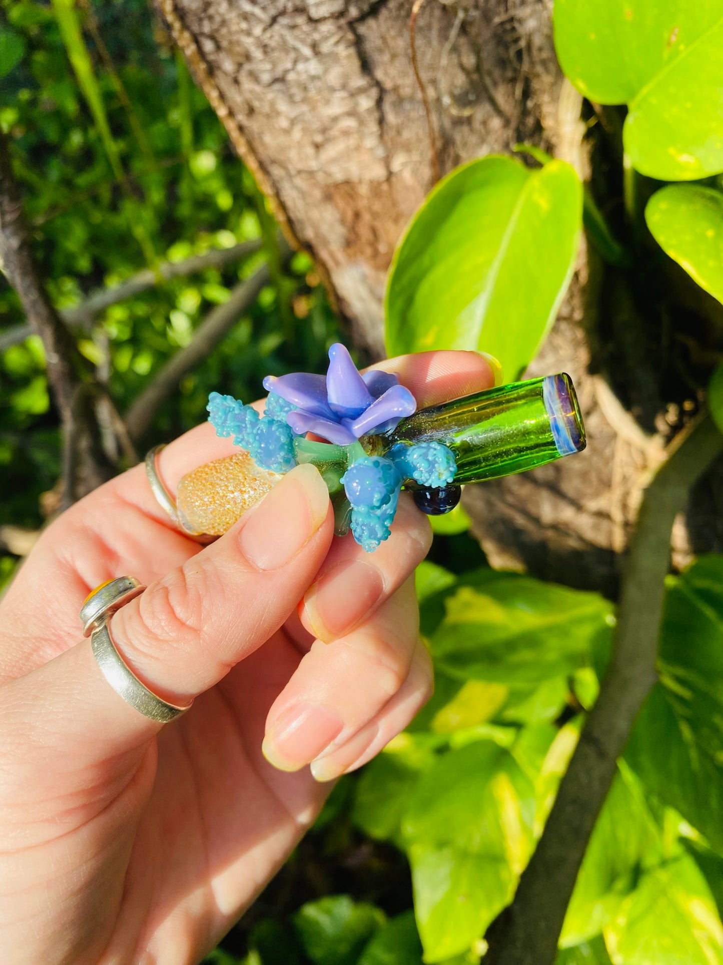 Succulent finger saver/ glass filter tip