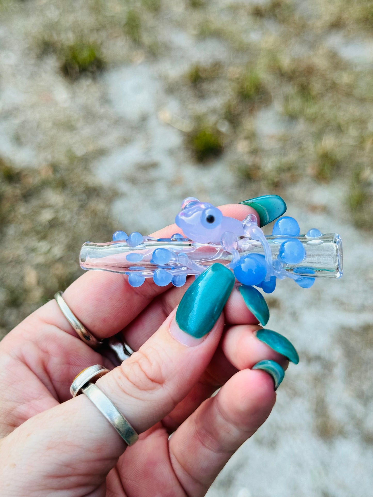 Frog finger saver/ glass filter tip
