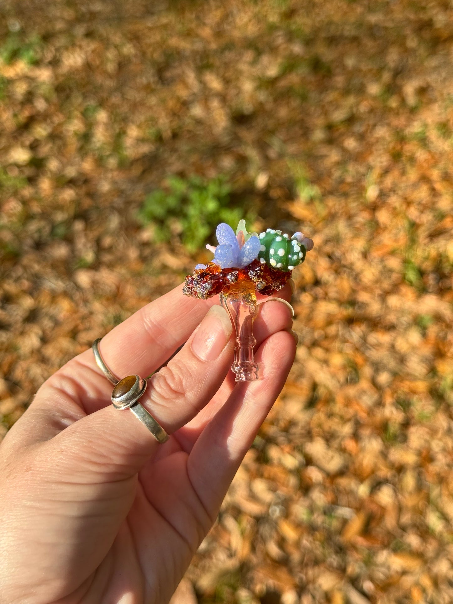 Succulent cactus garden joystick