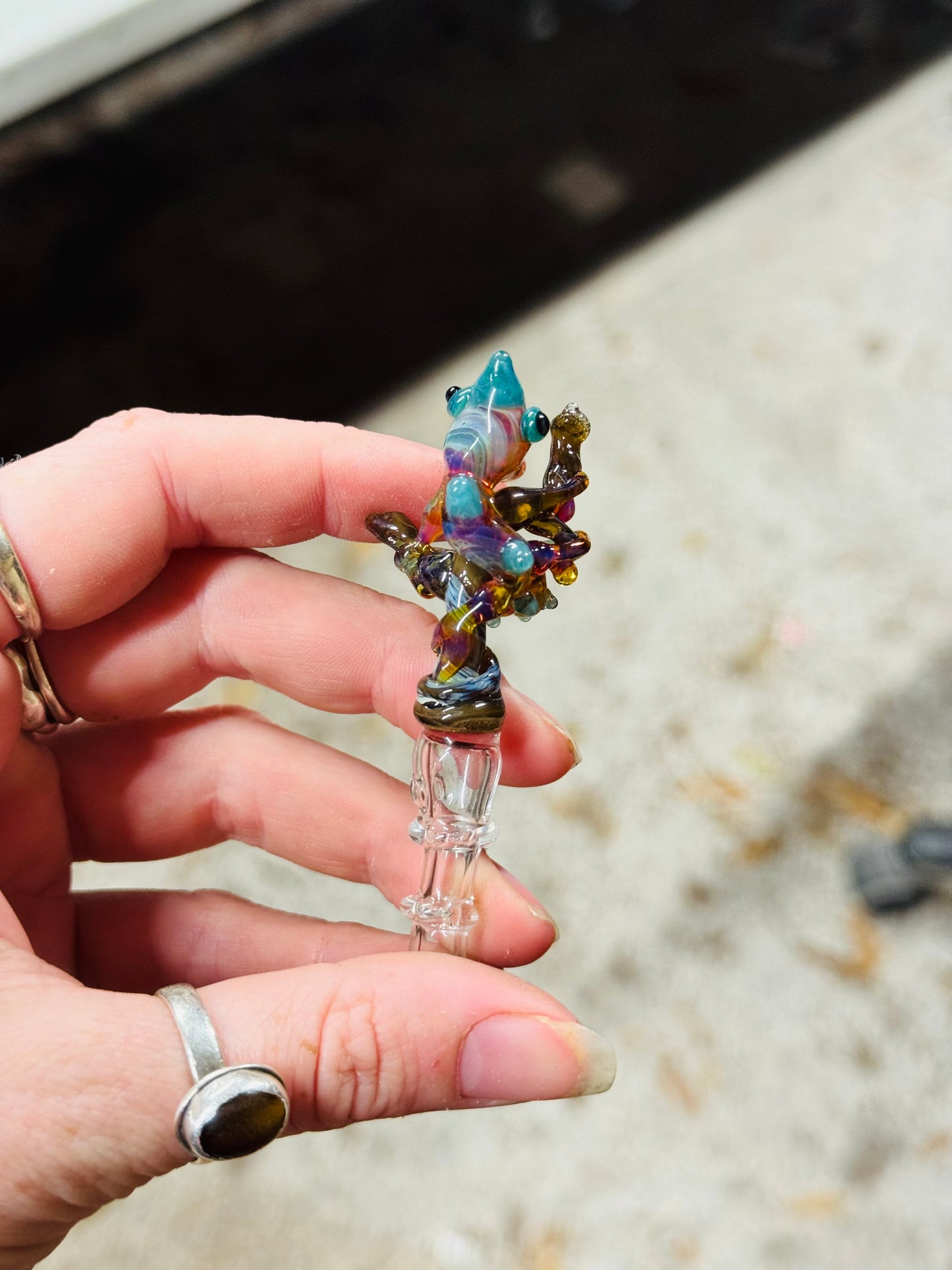 Chameleon on a stick joystick