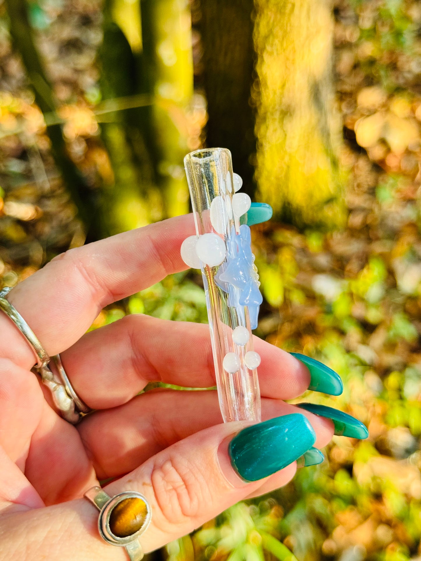 Flower finger saver/ glass filter tip