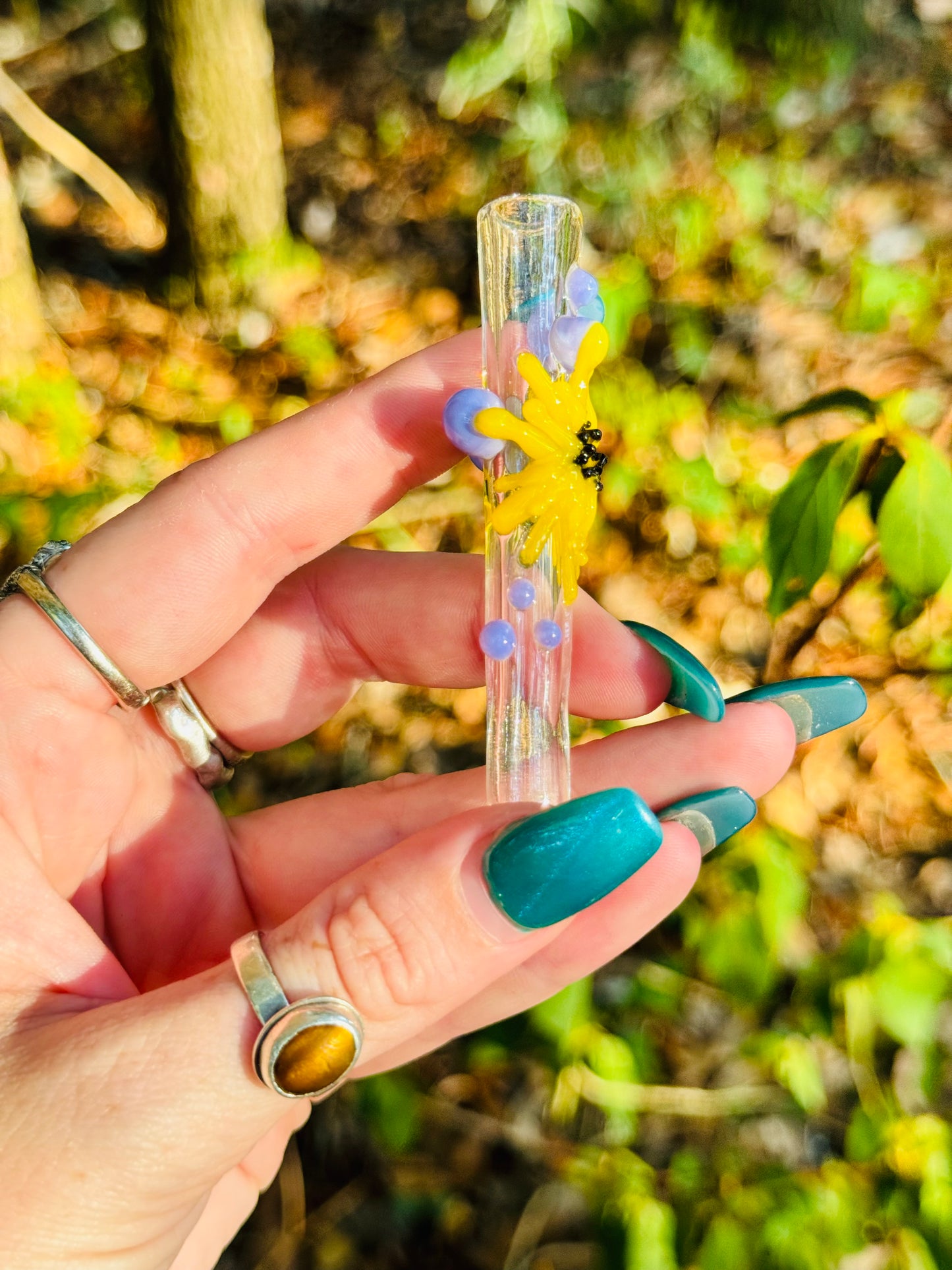 Sunflower finger saver/ glass filter tip