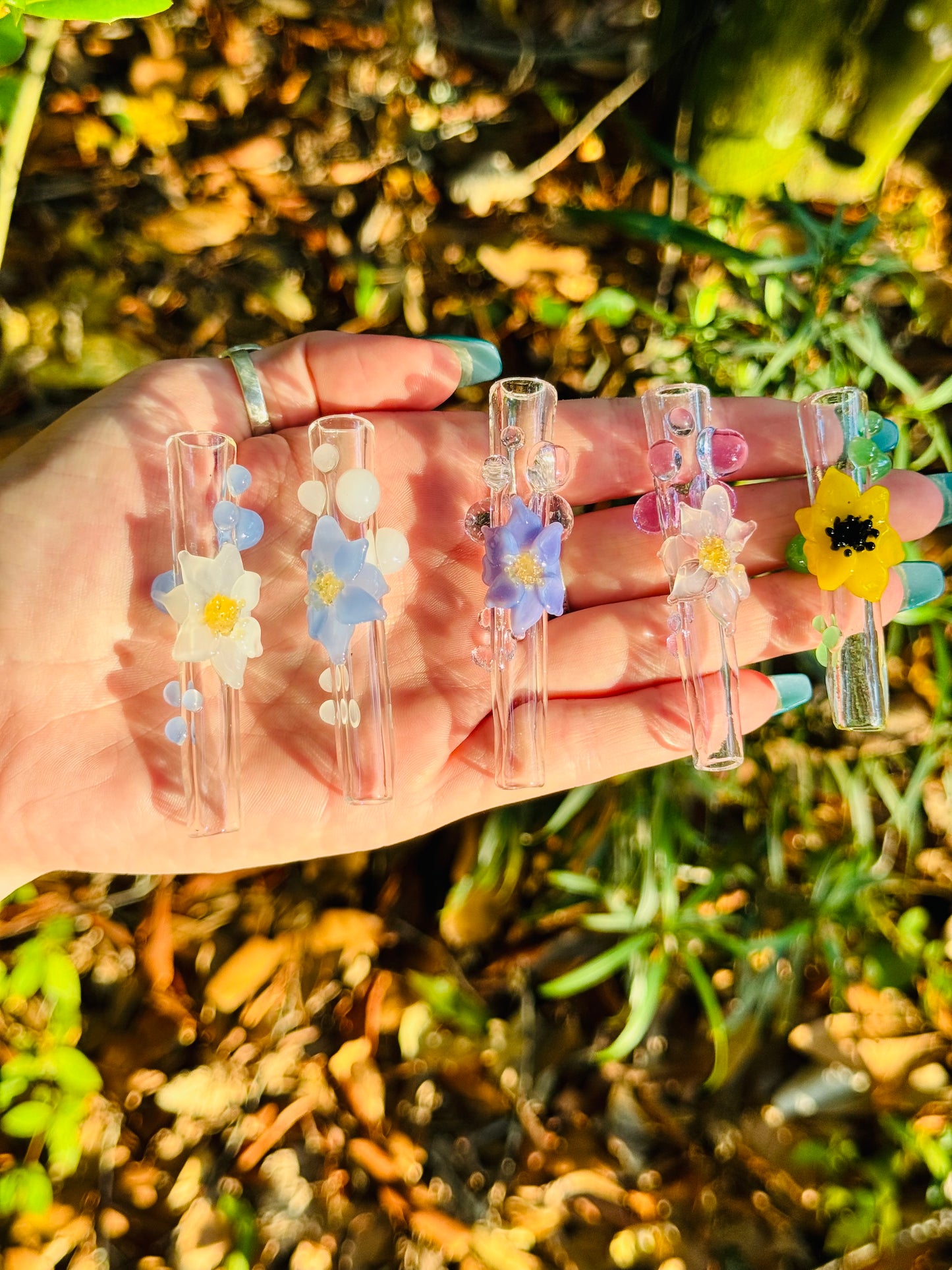 Flower finger saver/ glass filter tip