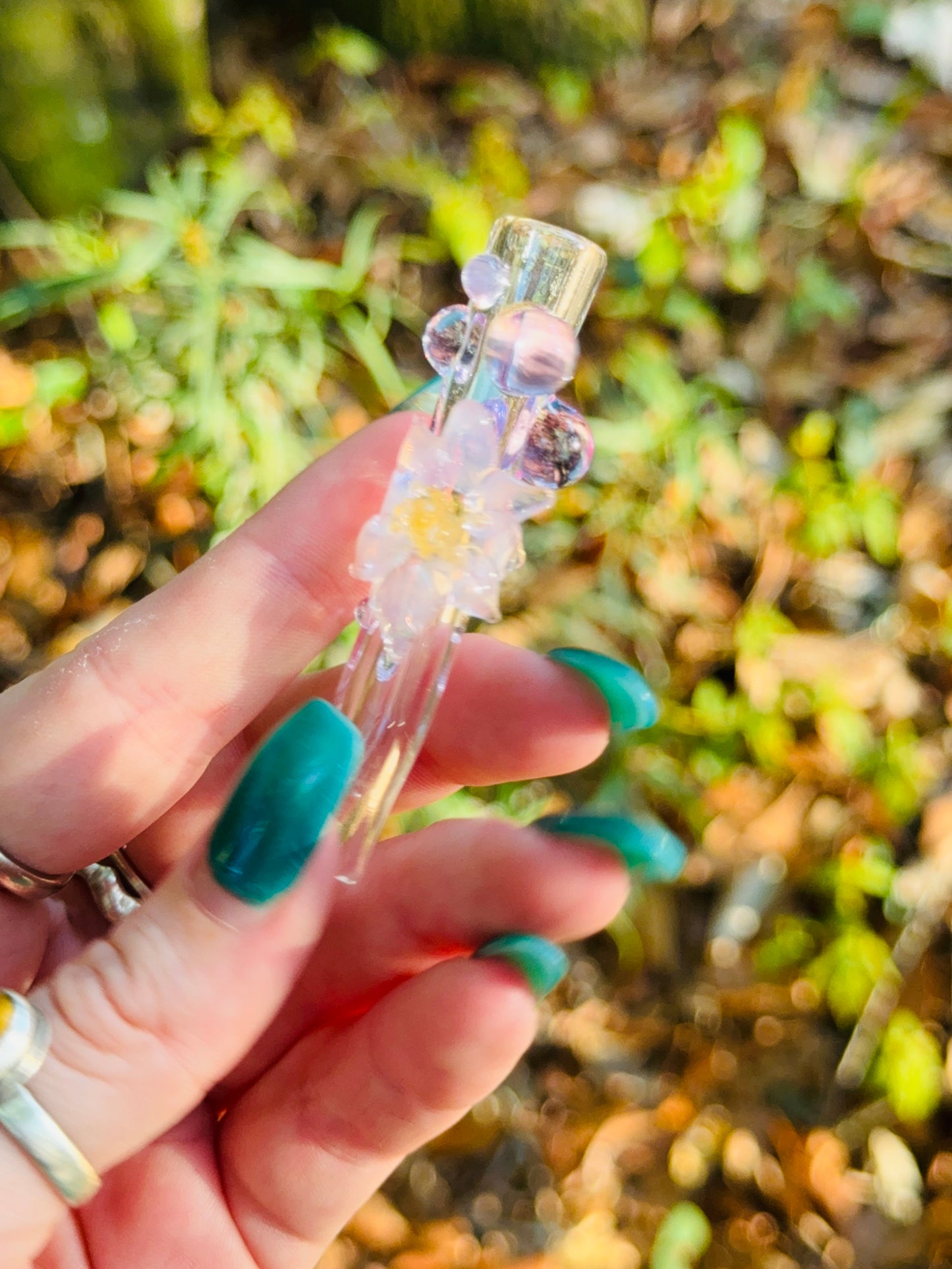 Flower finger saver/ glass filter tip