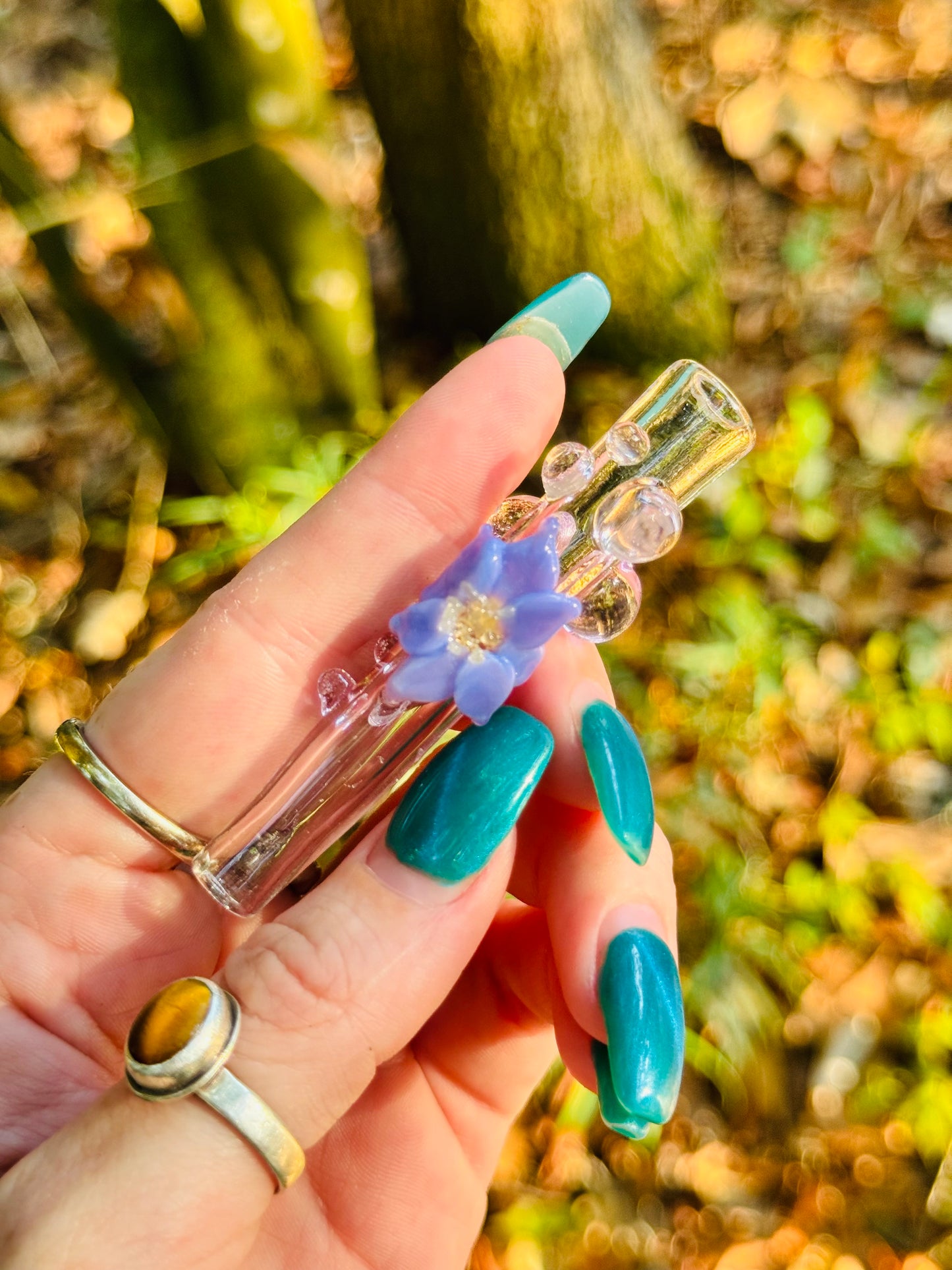 Flower finger saver/ glass filter tip