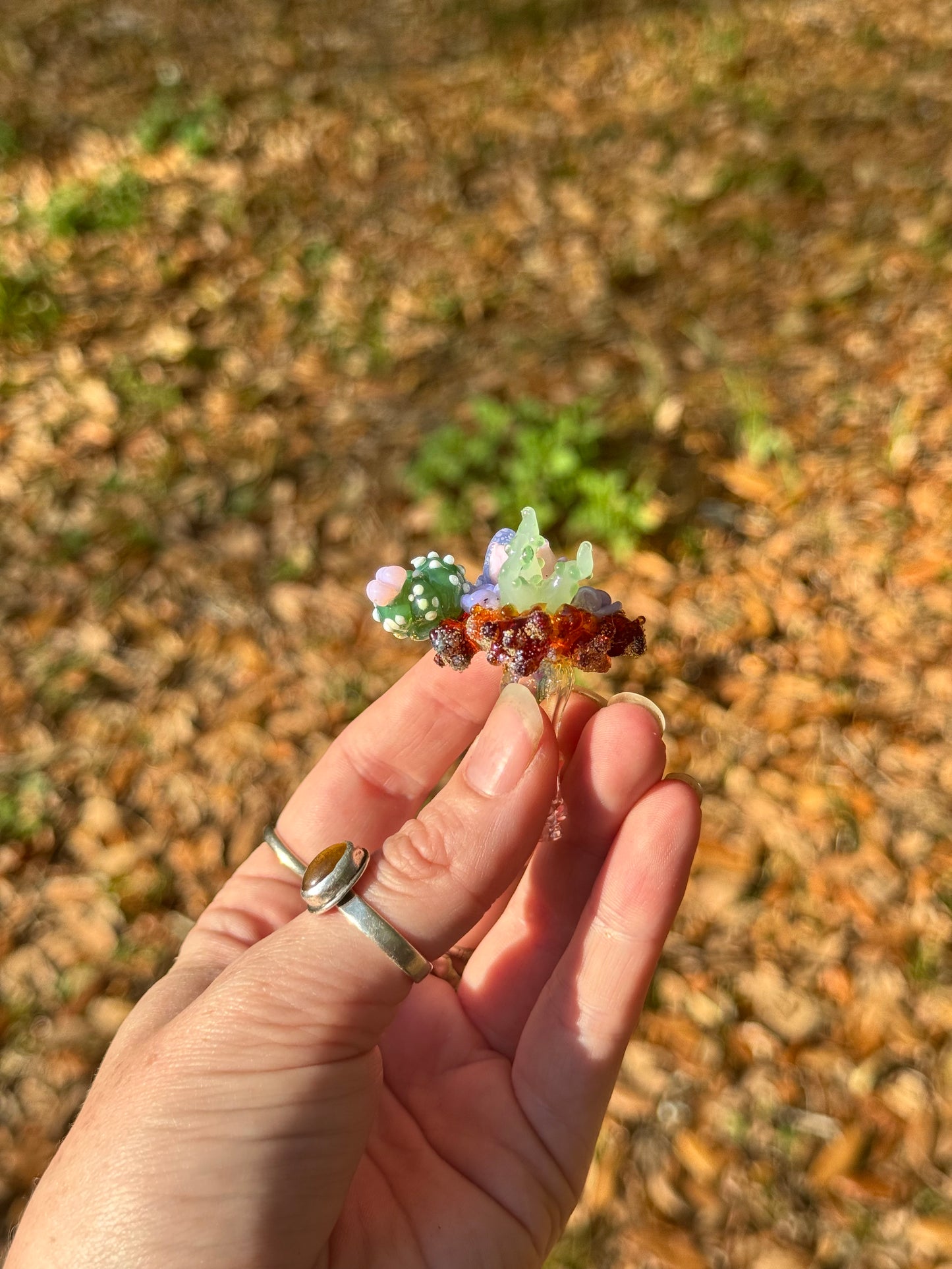 Succulent cactus garden joystick