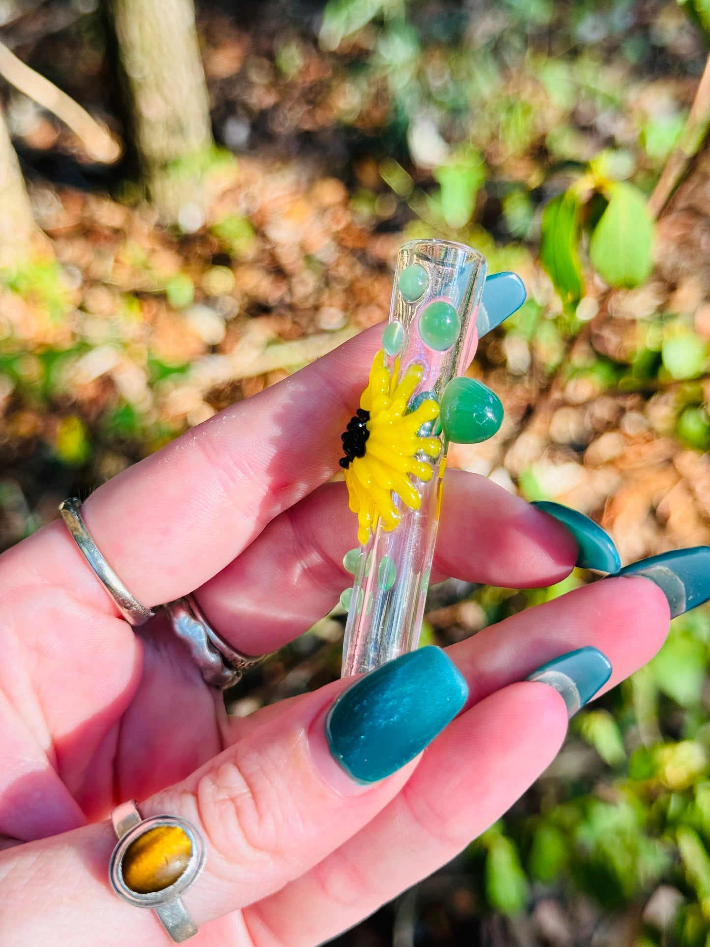 Sunflower finger saver/ glass filter tip