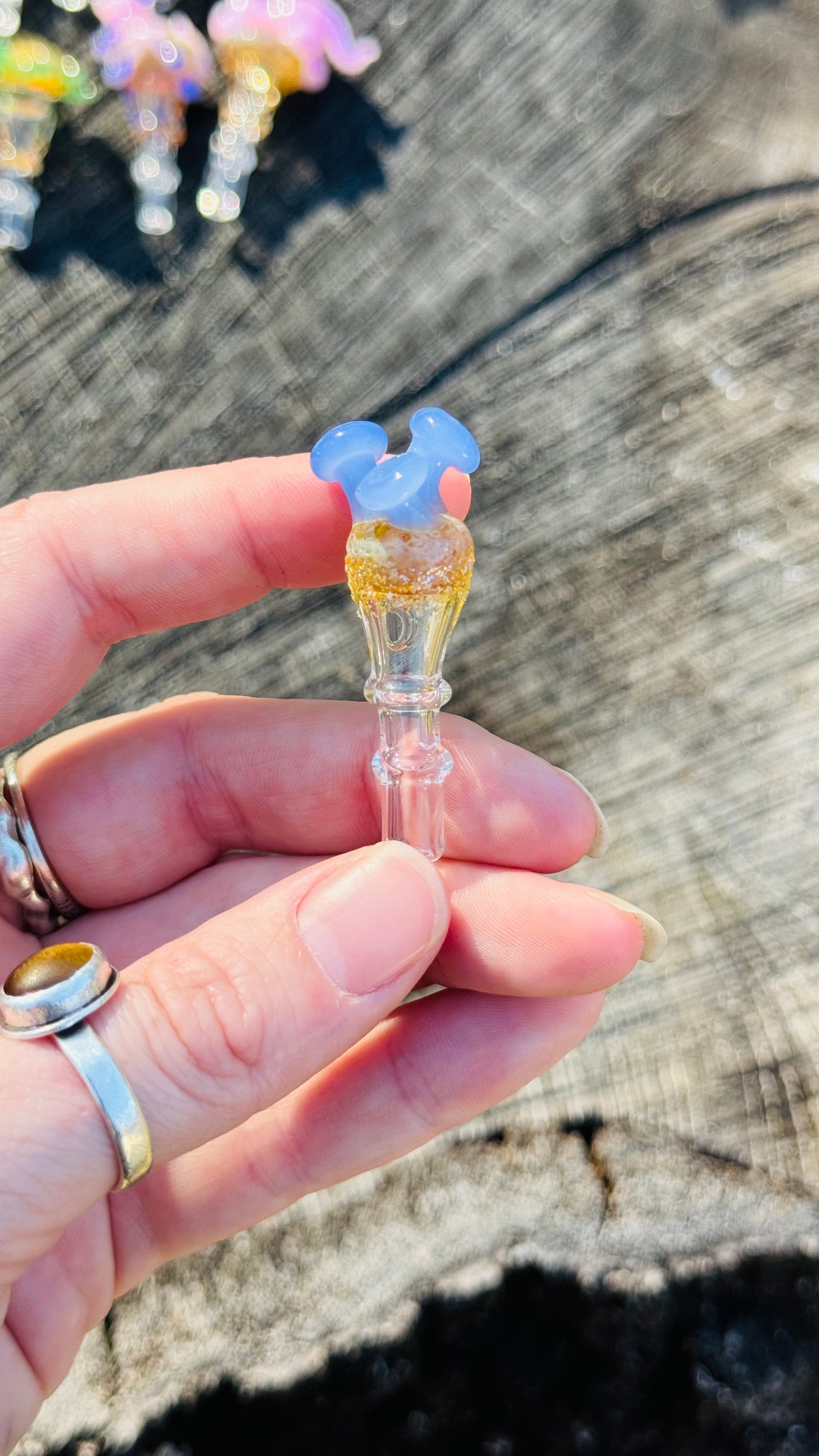 Mini mushroom cluster joystick