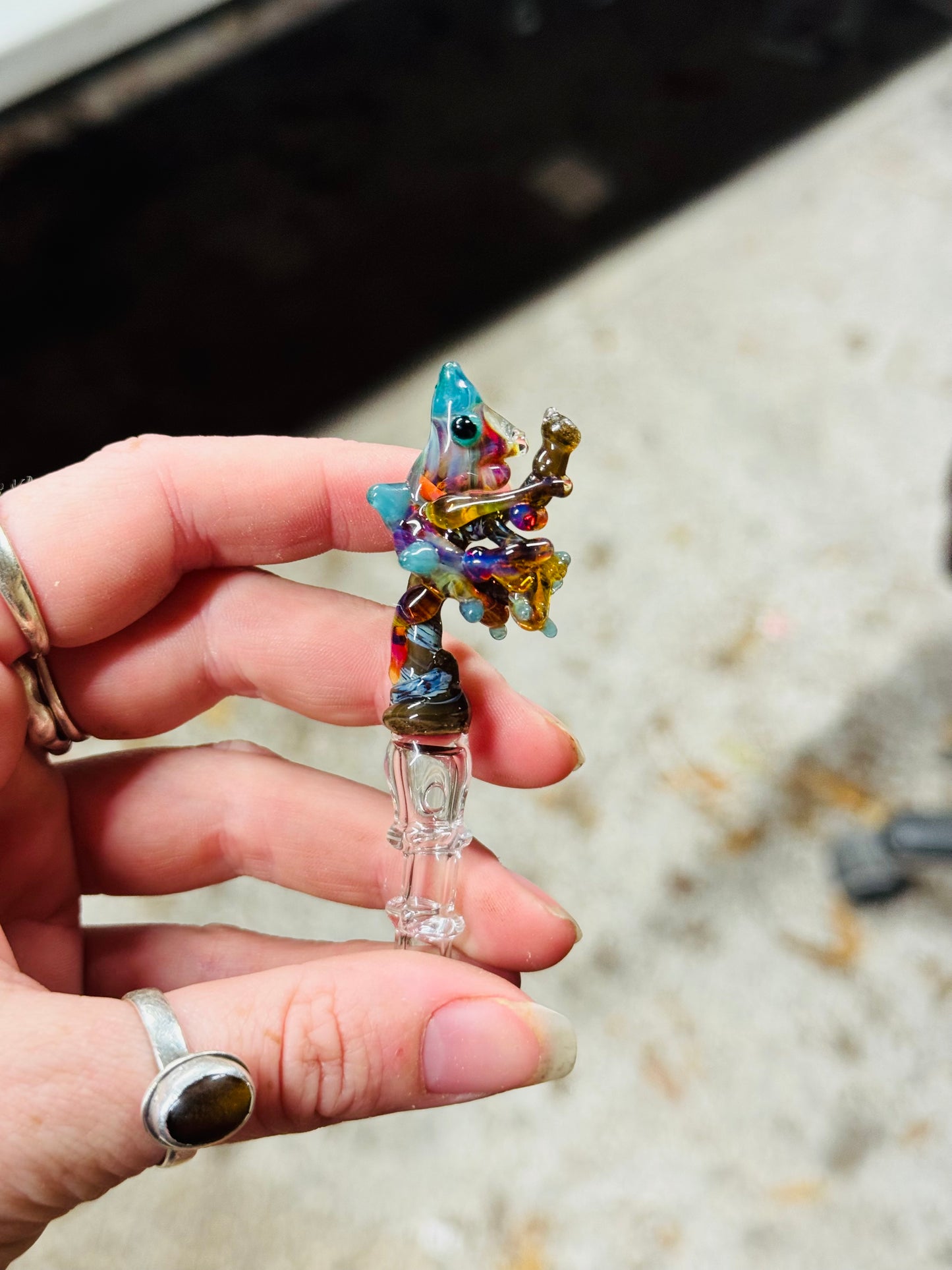 Chameleon on a stick joystick