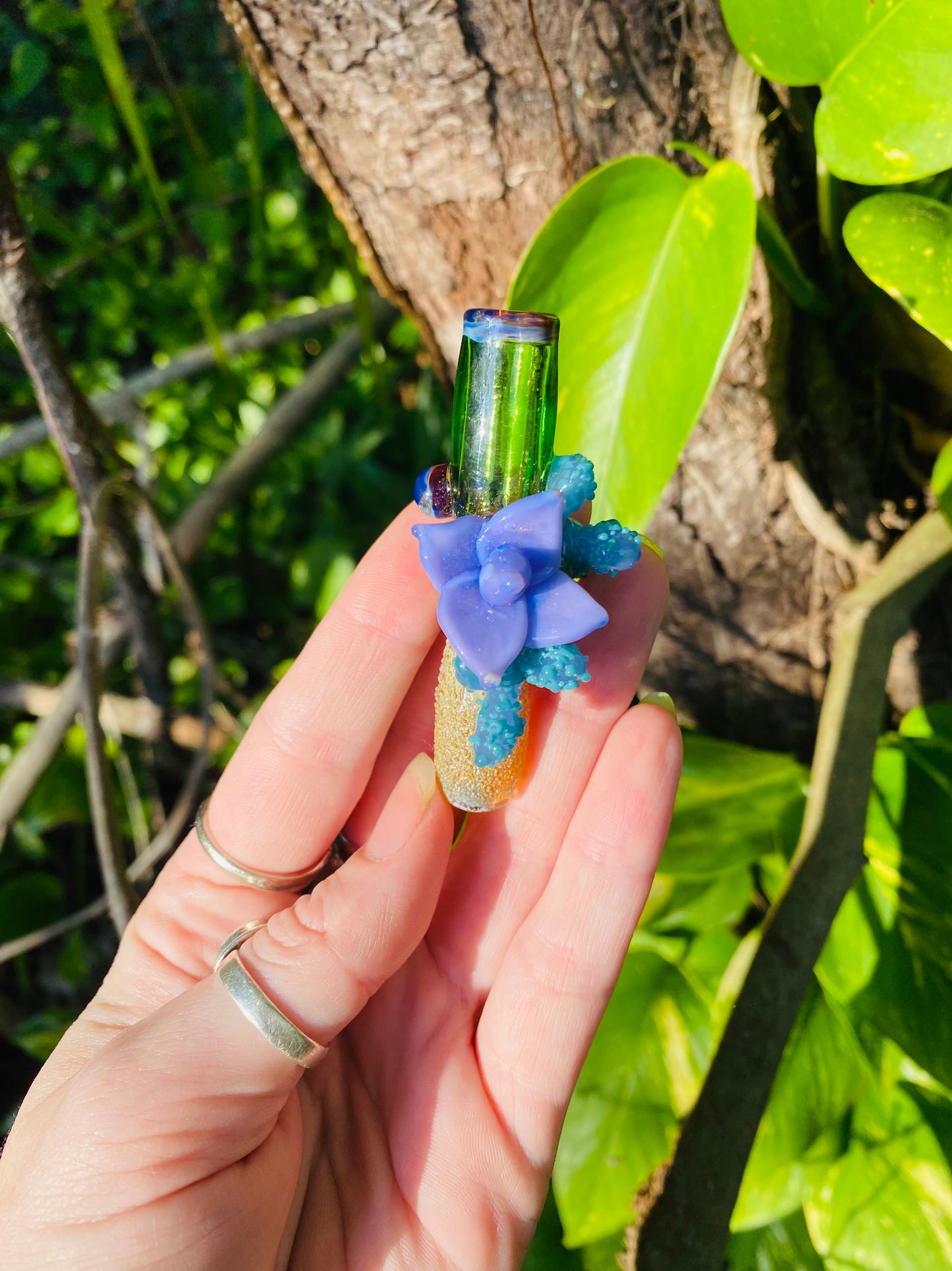 Succulent finger saver/ glass filter tip