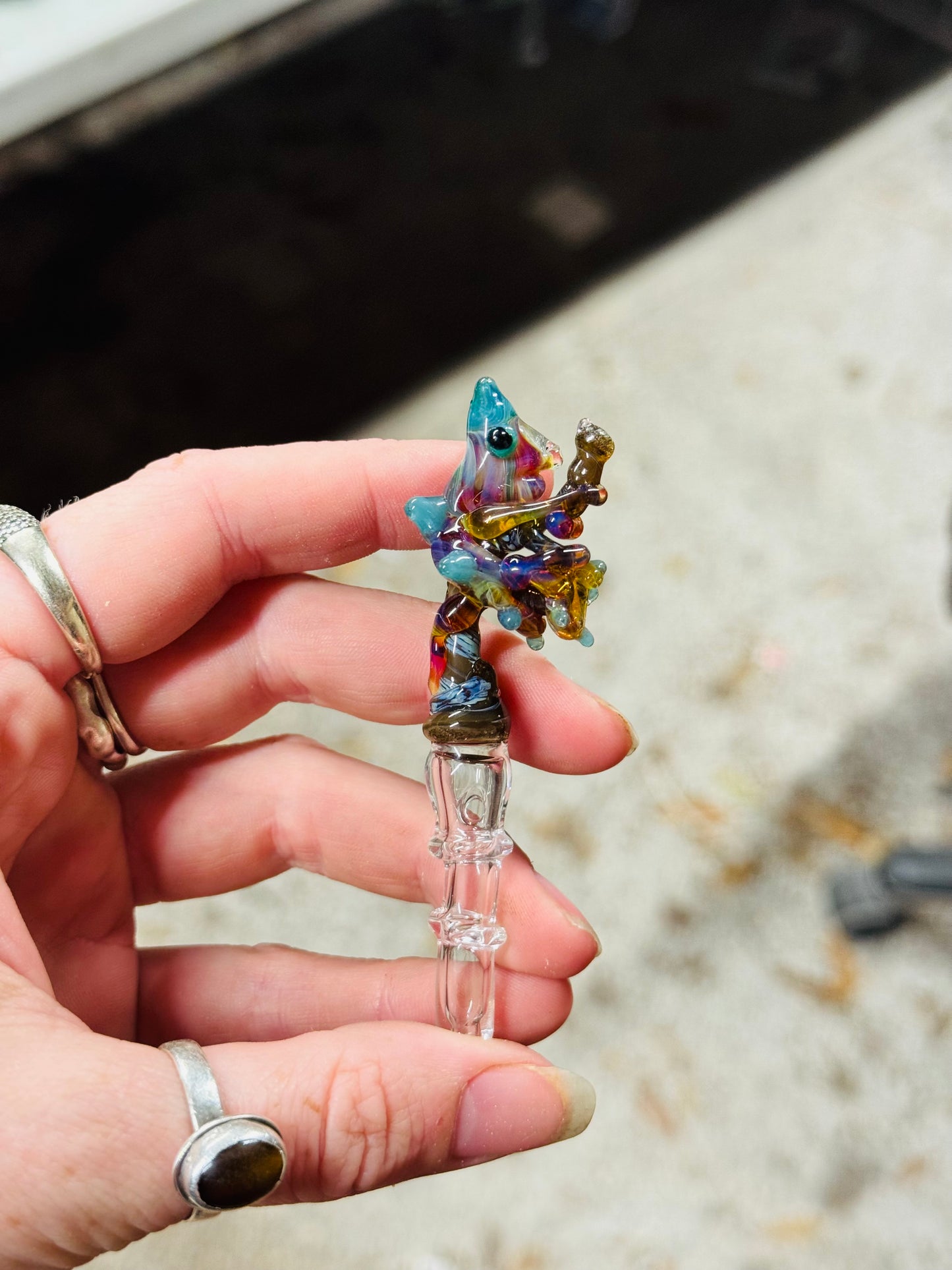 Chameleon on a stick joystick