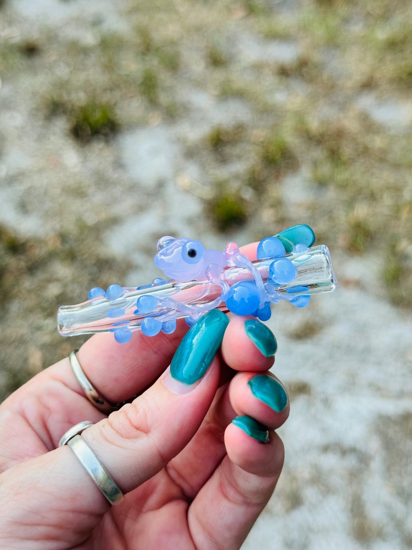 Frog finger saver/ glass filter tip