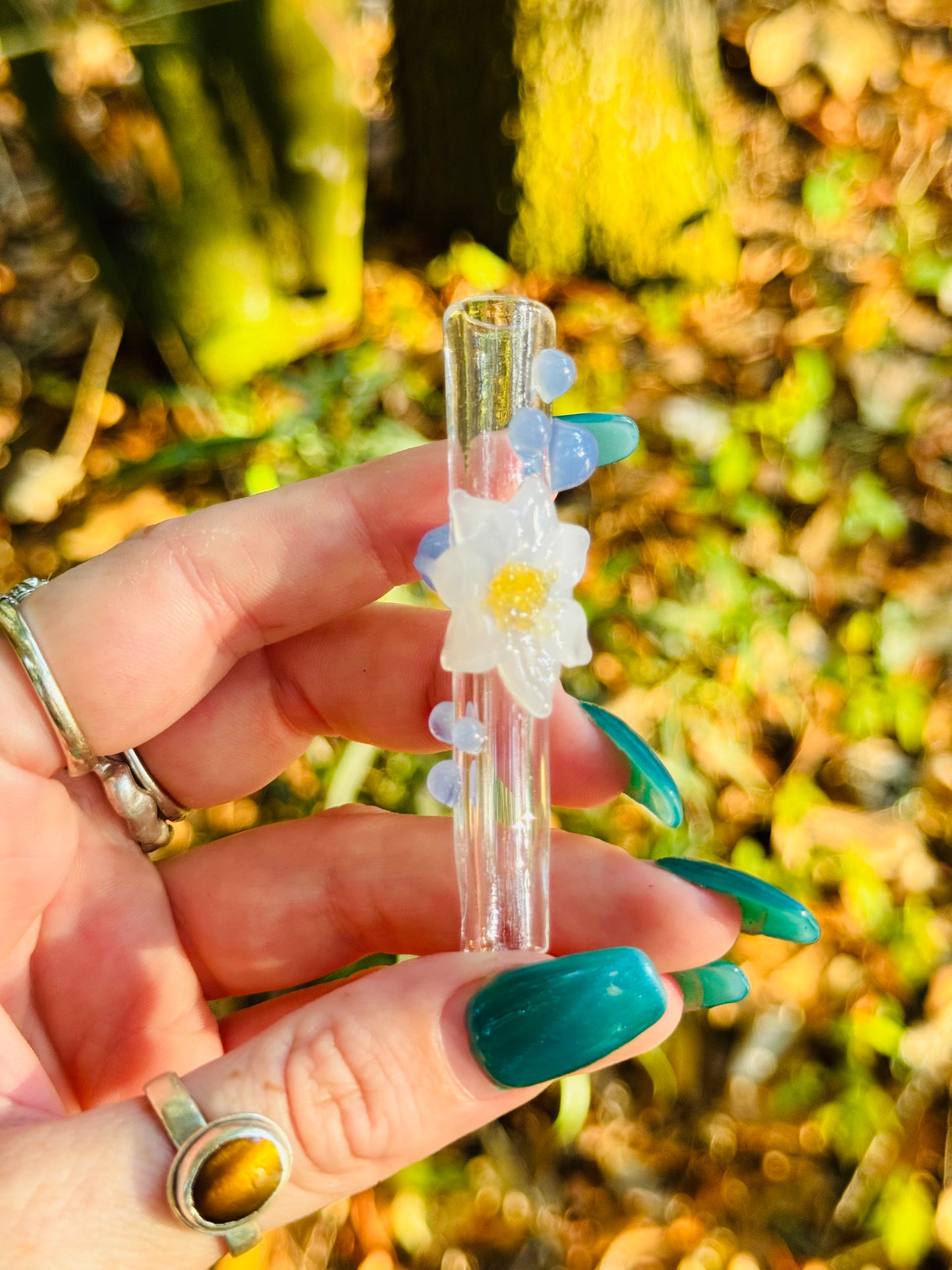 Flower finger saver/ glass filter tip