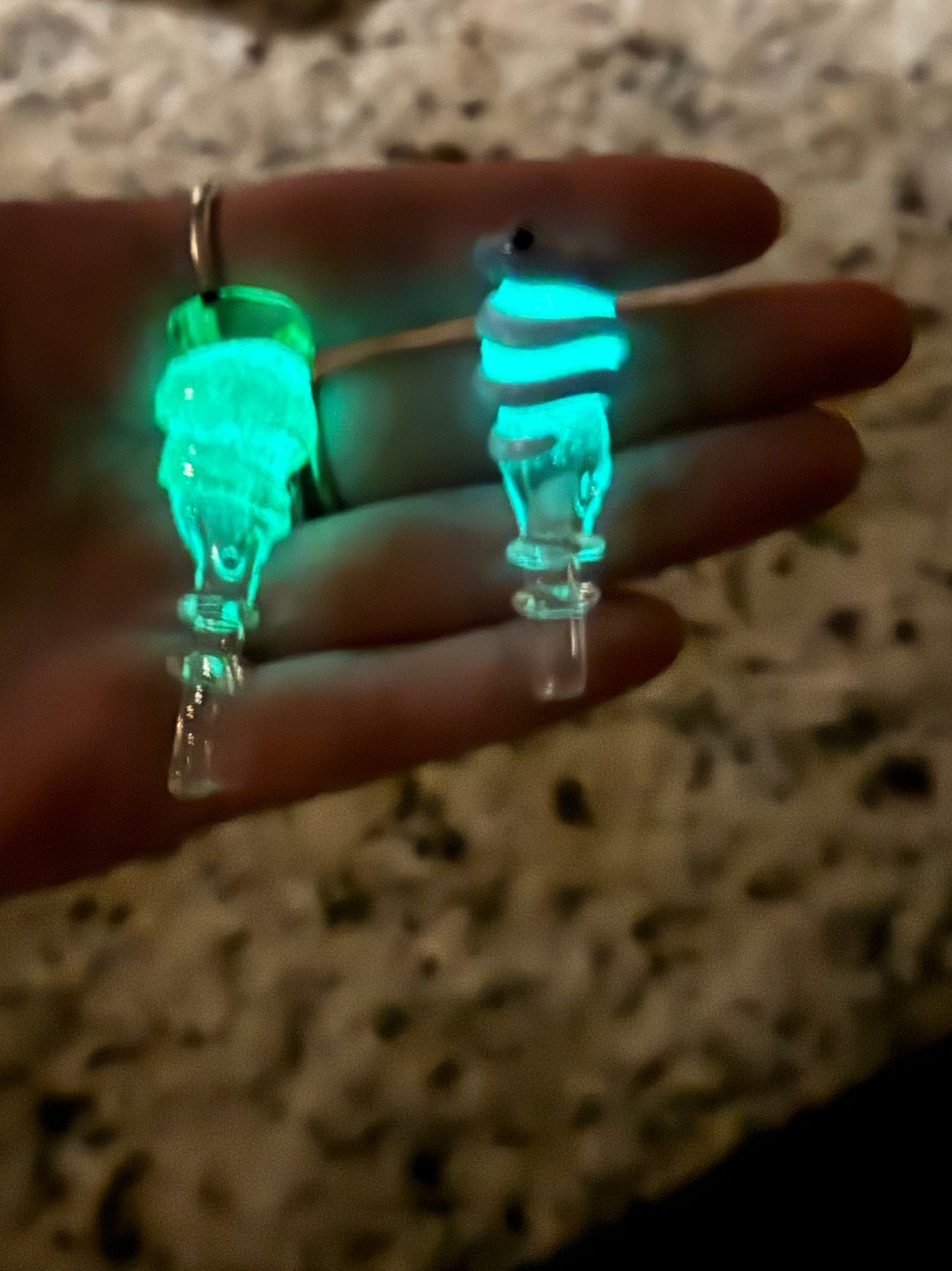 Snake joystick (base glows in the dark)