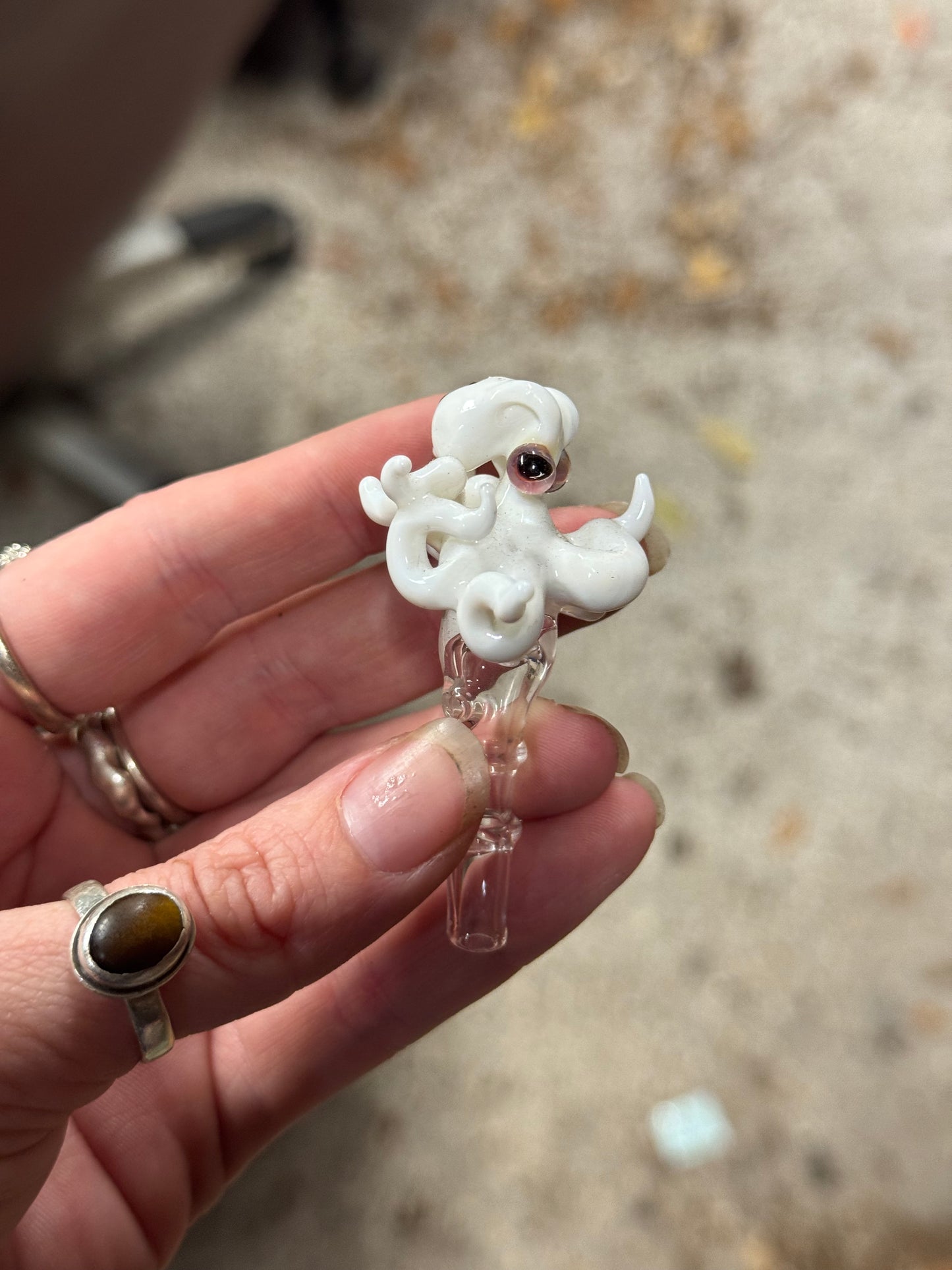 Octopus joystick, fully sculpted