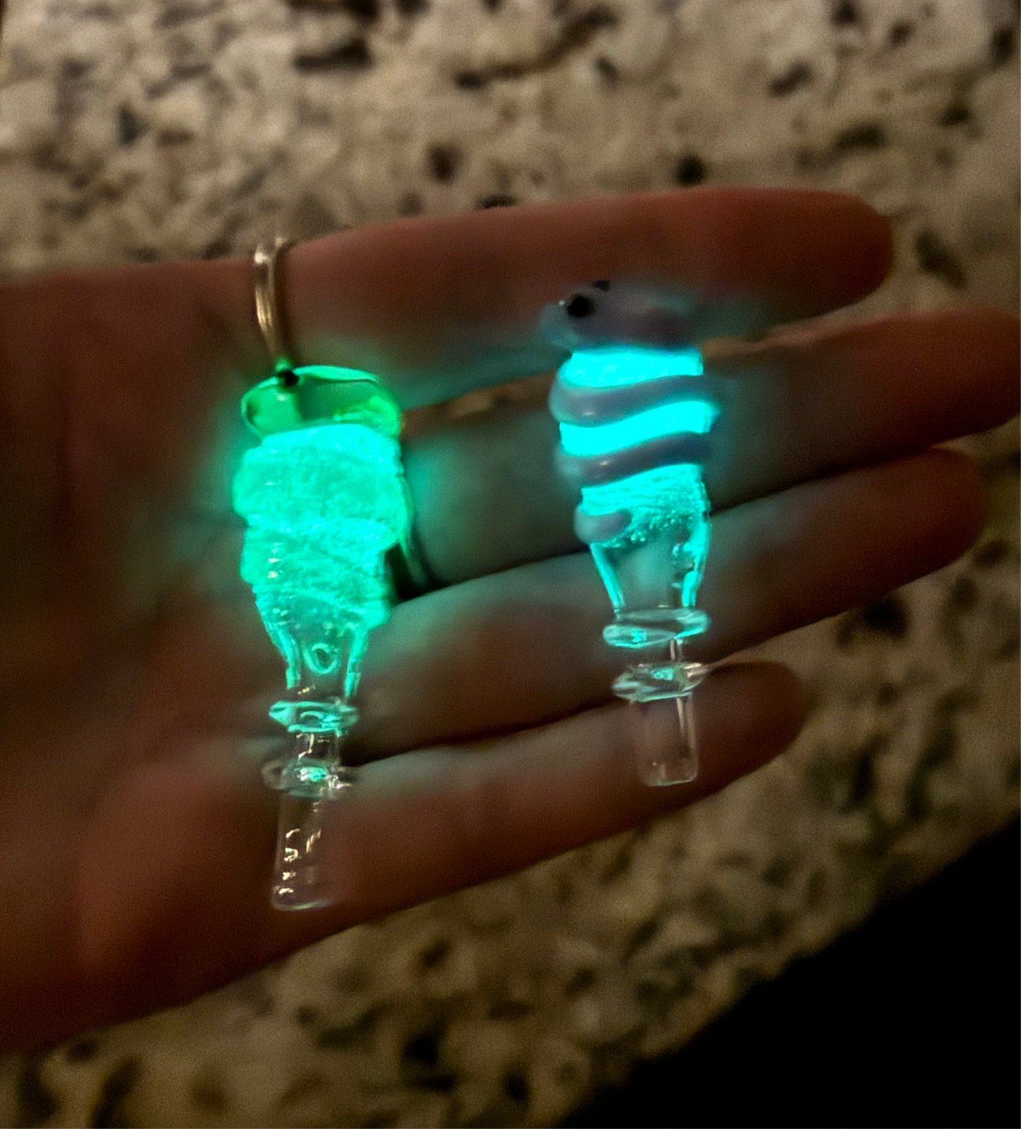 Snake joystick (base glows in the dark)