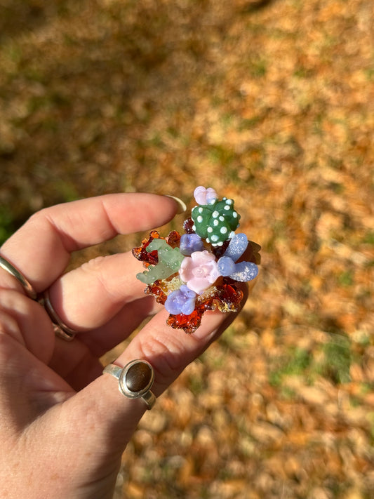 Succulent cactus garden joystick