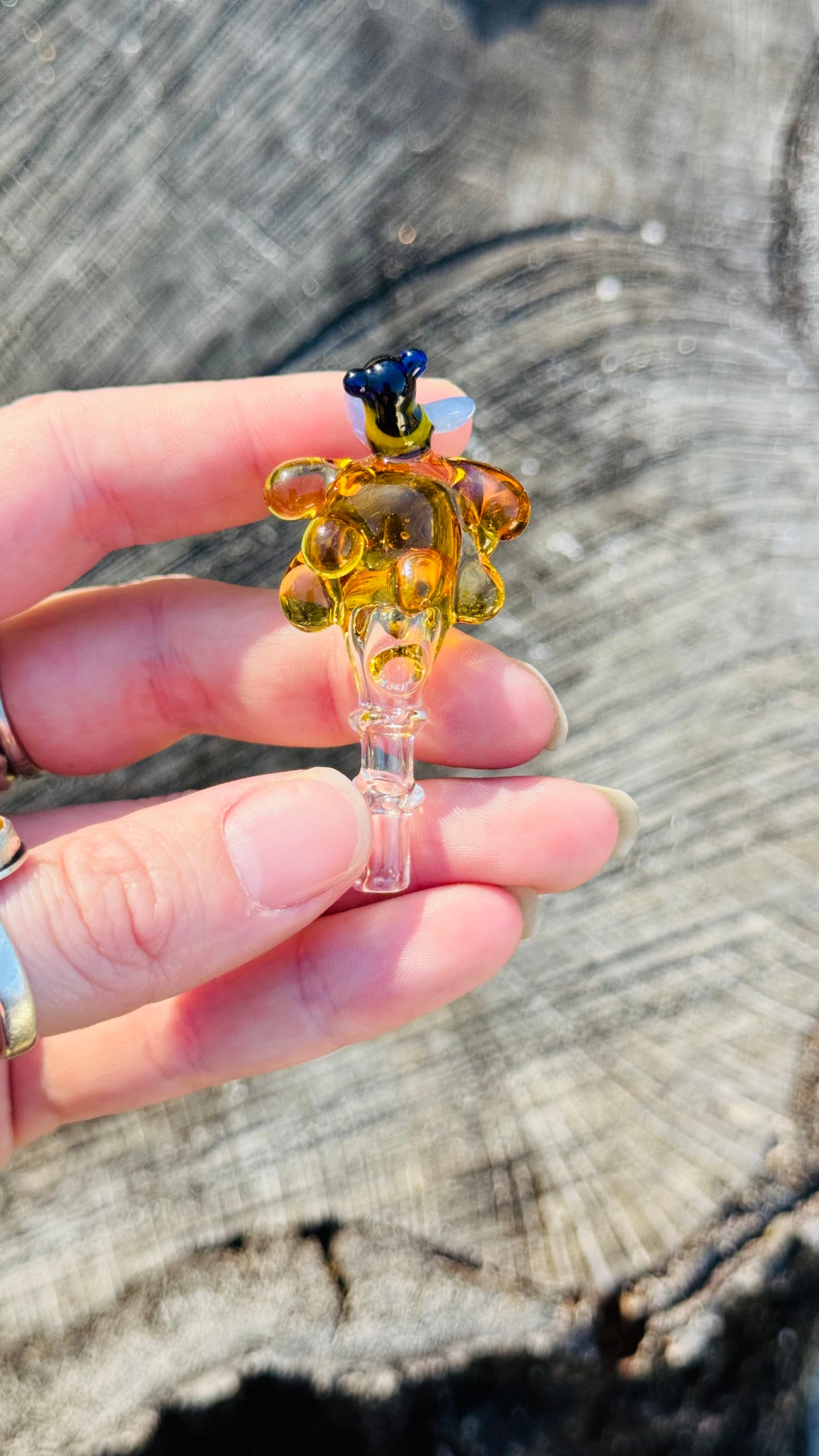 Bee with honey drips joystick