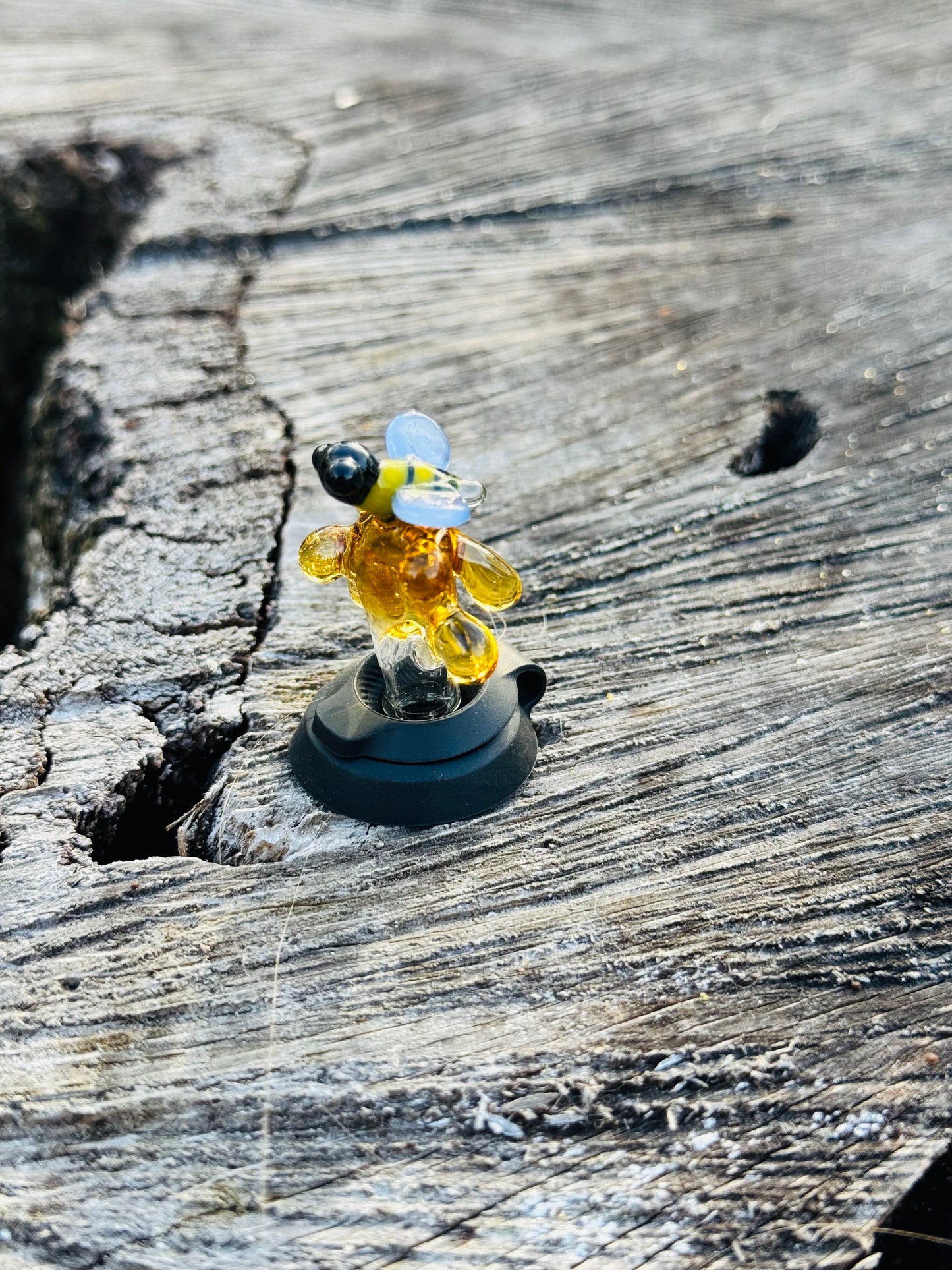 Bee with honey drips joystick